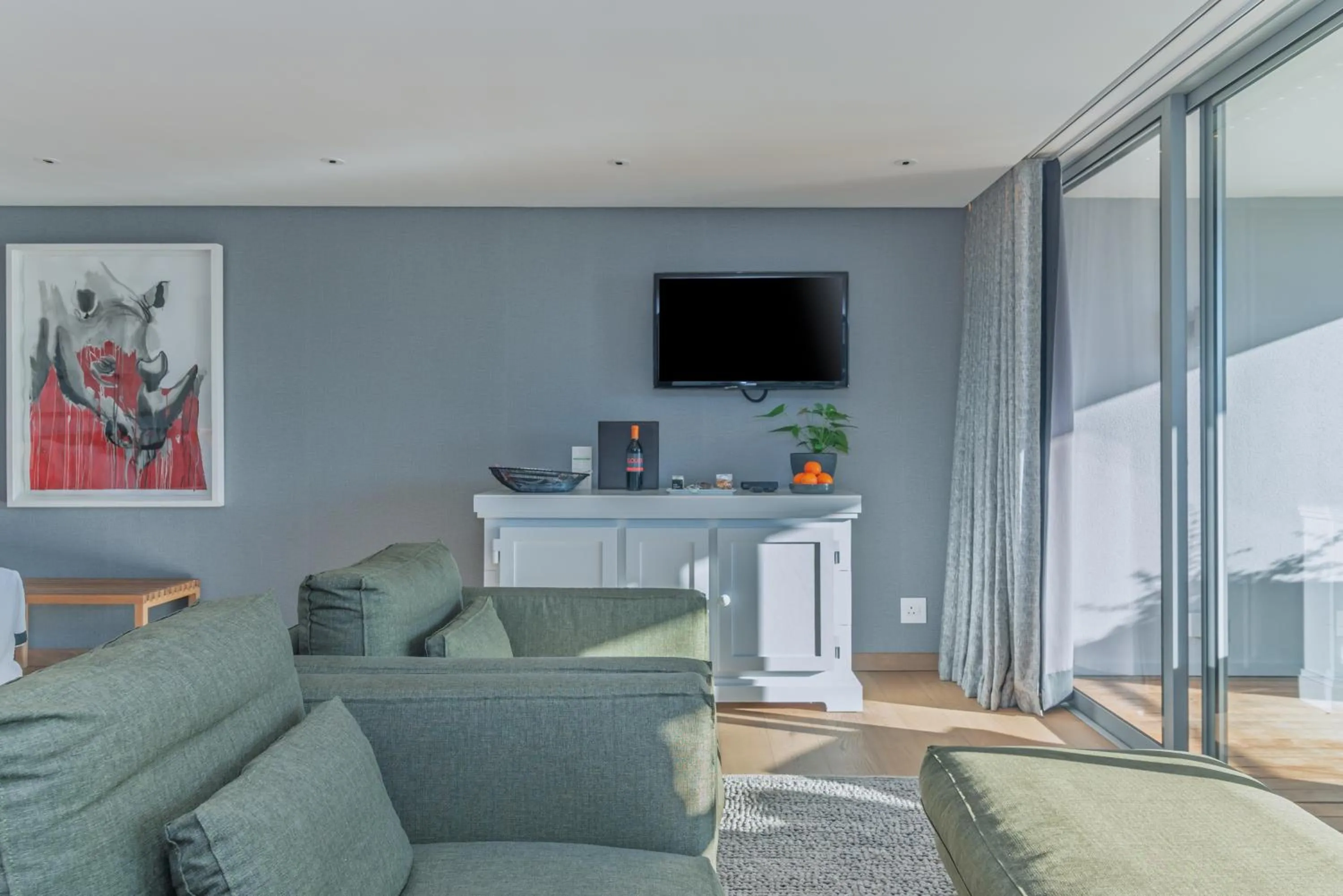 Seating area in Clouds Estate