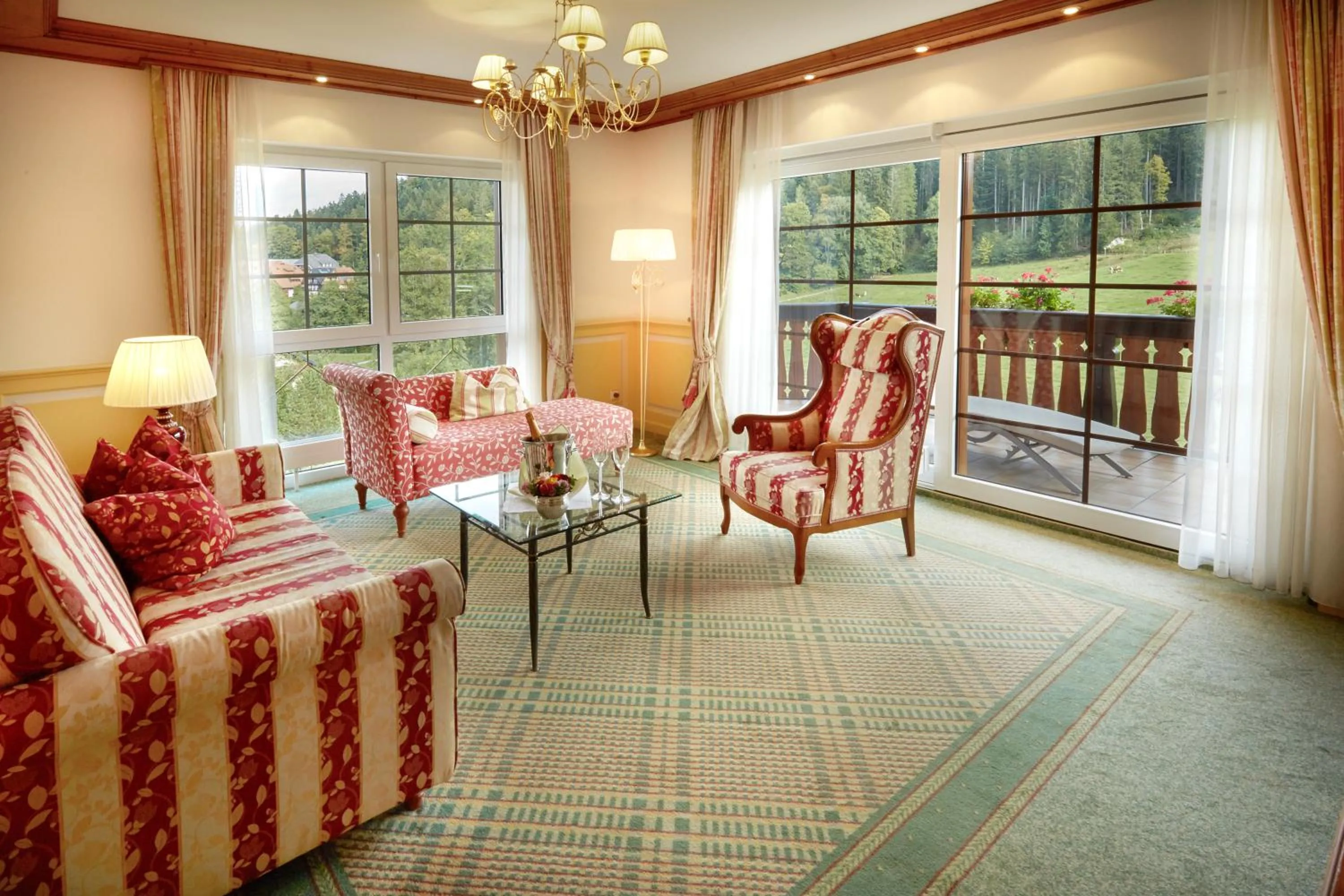 Living room in Hotel Kesslermühle
