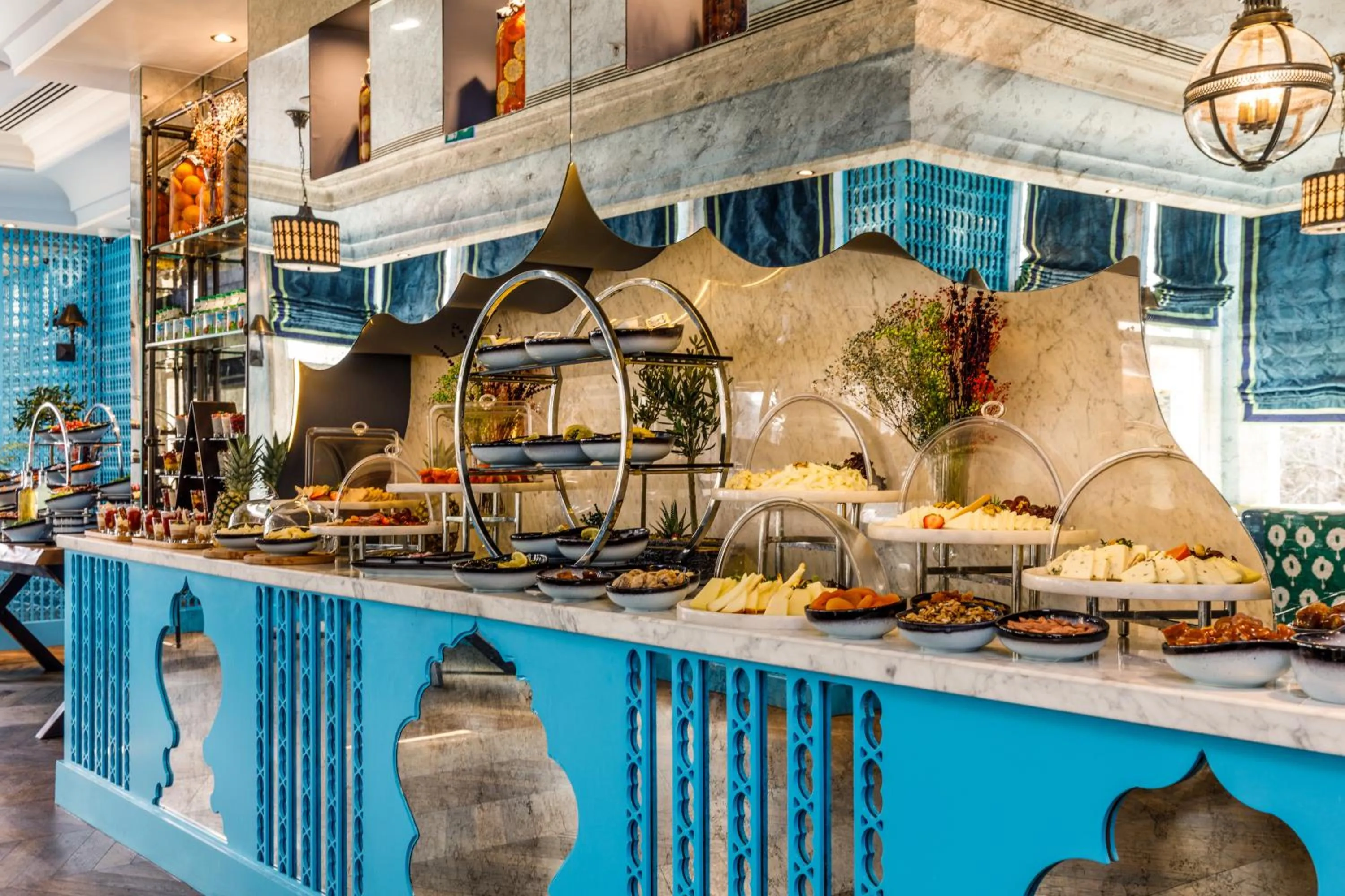 Buffet breakfast in Hagia Sofia Mansions Istanbul, Curio Collection by Hilton