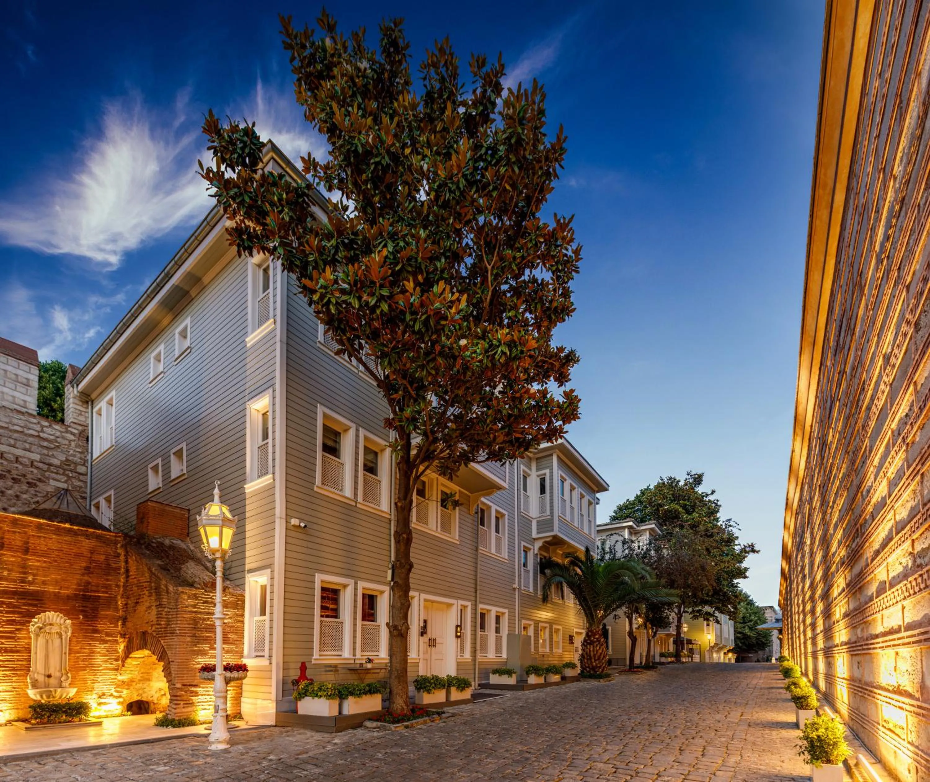 Quiet street view in Hagia Sofia Mansions Istanbul, Curio Collection by Hilton