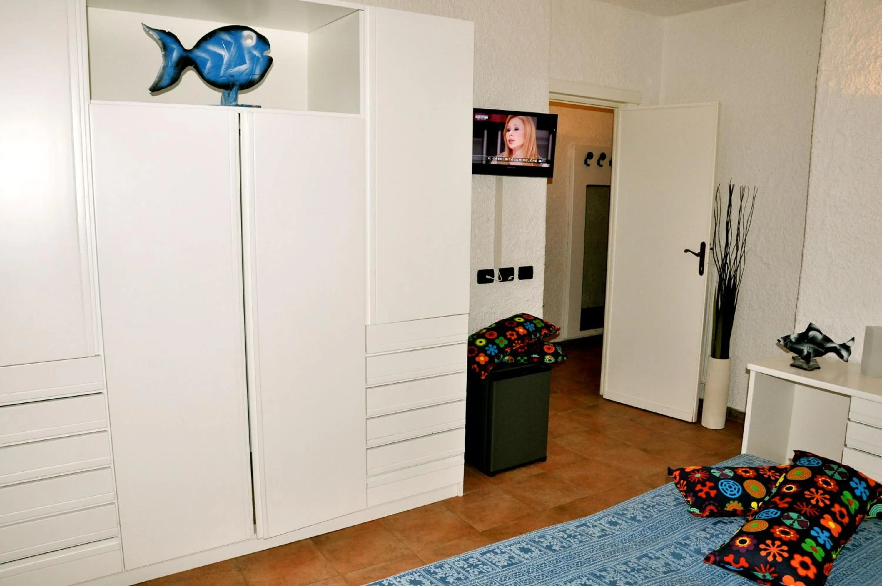 Decorative detail, Bed in Club Esse Cala Bitta