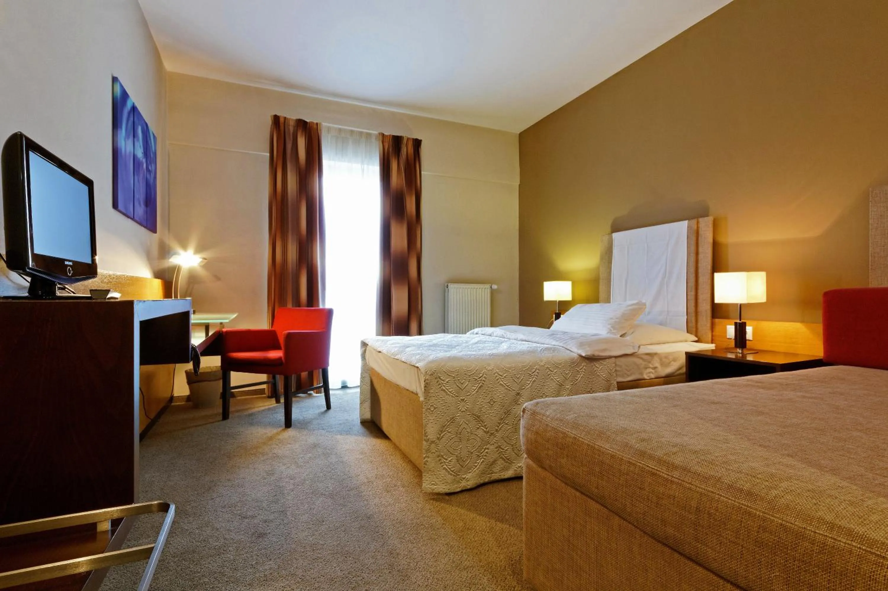 Decorative detail, Bed in IMPIQ Hotel