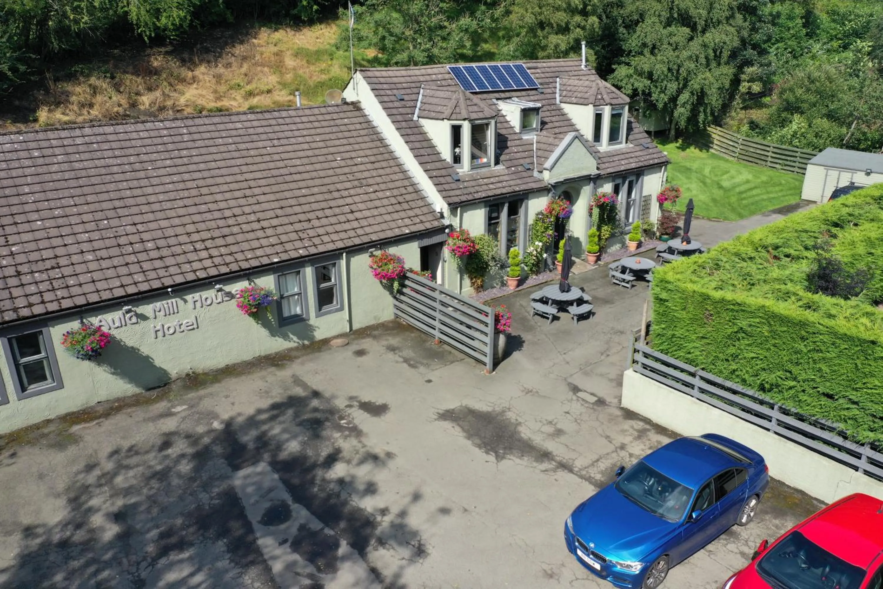 Bird's eye view in Auld Mill House Hotel
