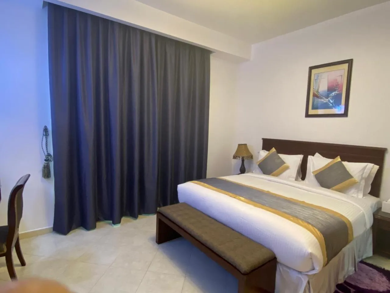 Bed in Baity Hotel Apartments