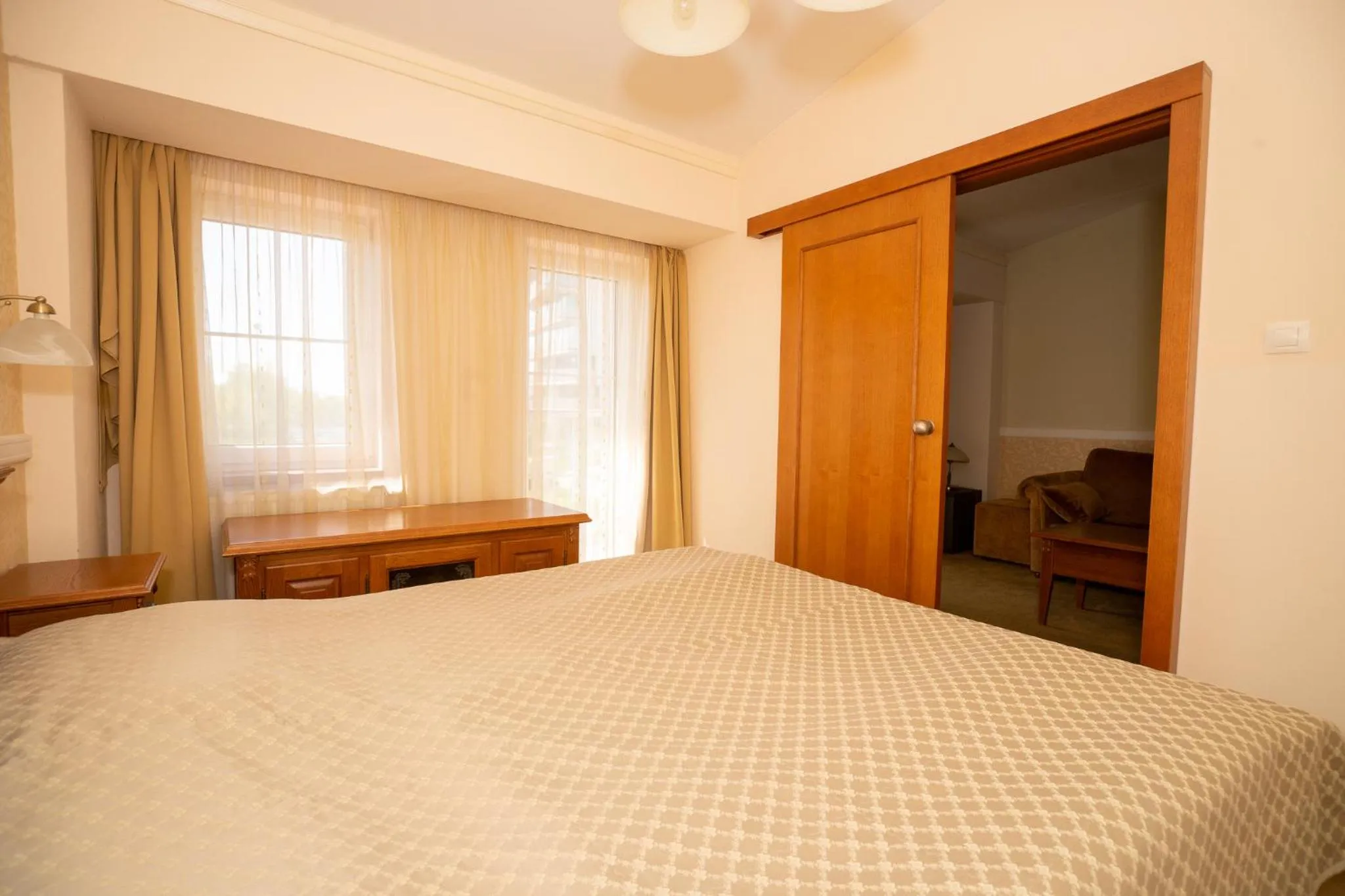 Bed in Hotel Dominika