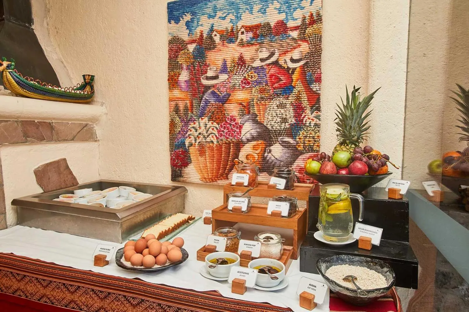 Buffet breakfast in Casa Andina Premium Puno