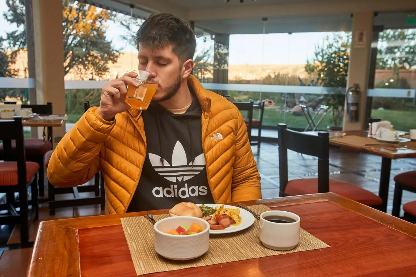 Buffet breakfast in Casa Andina Premium Puno