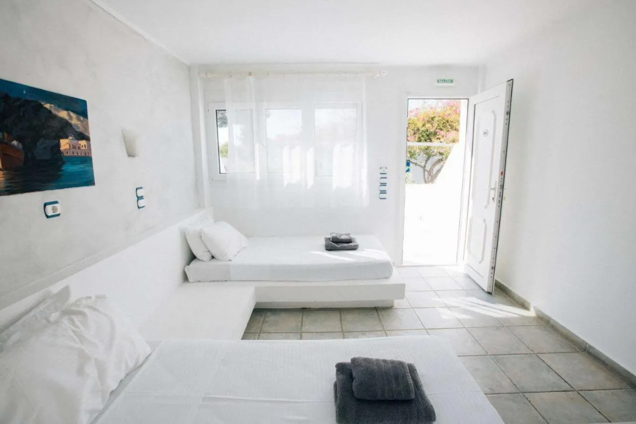 Bed in Lagada Beach Hotel