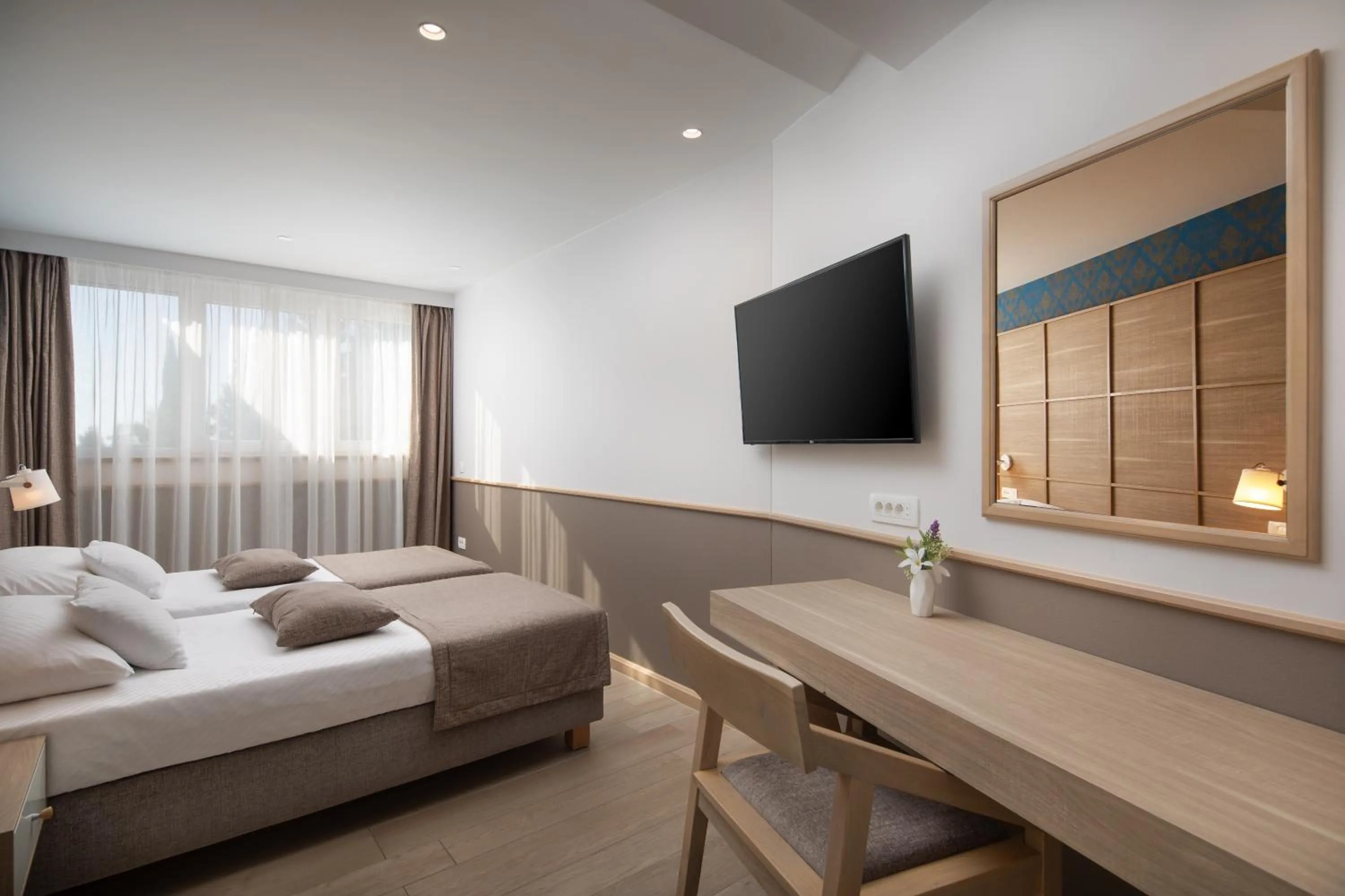 Bed in Hotel Tamaris