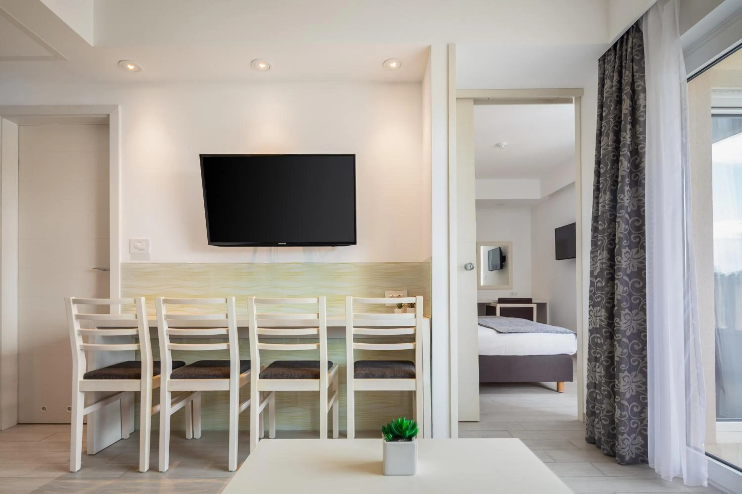 Bed in Hotel Tamaris