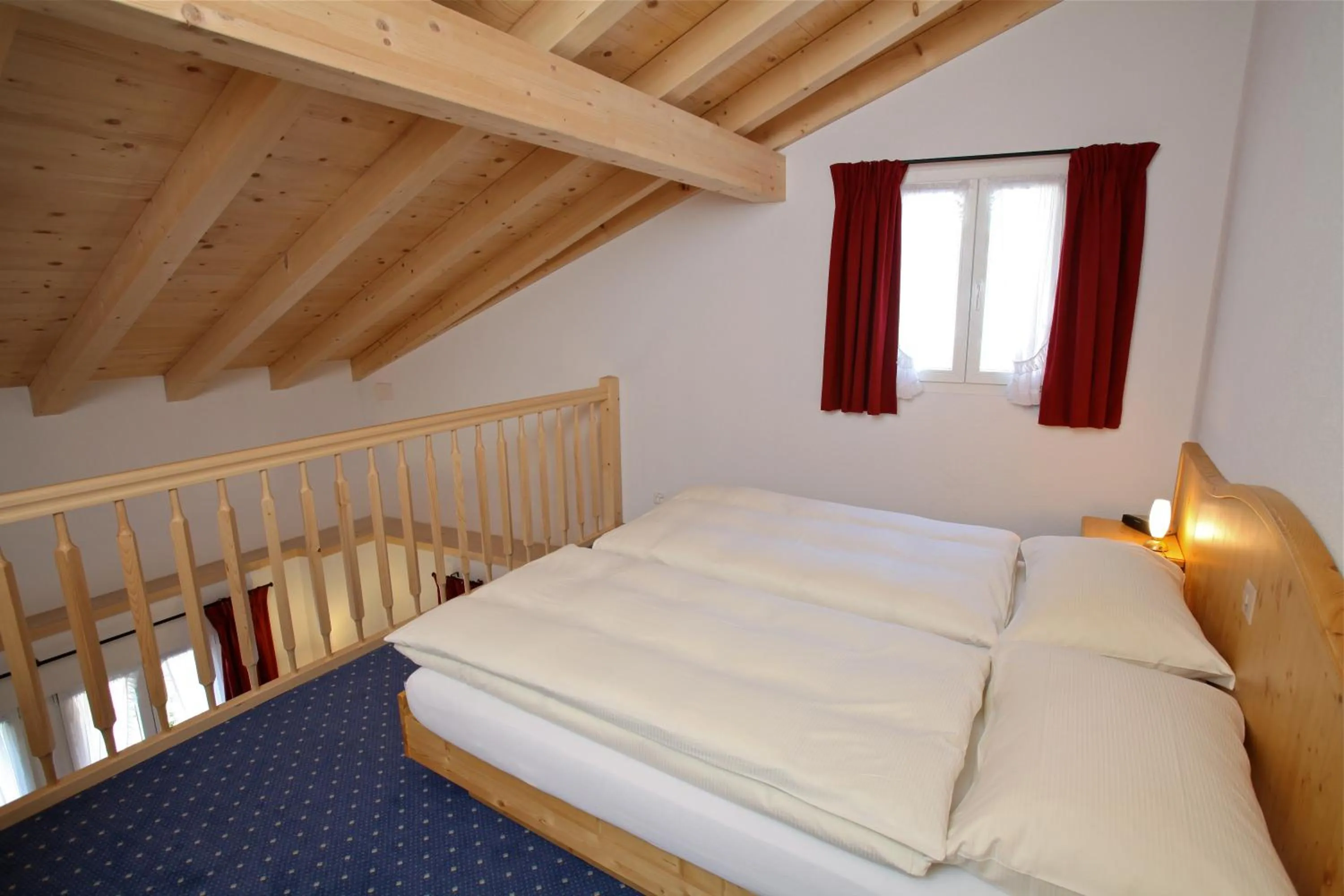 Bed in Hôtel du Cerf