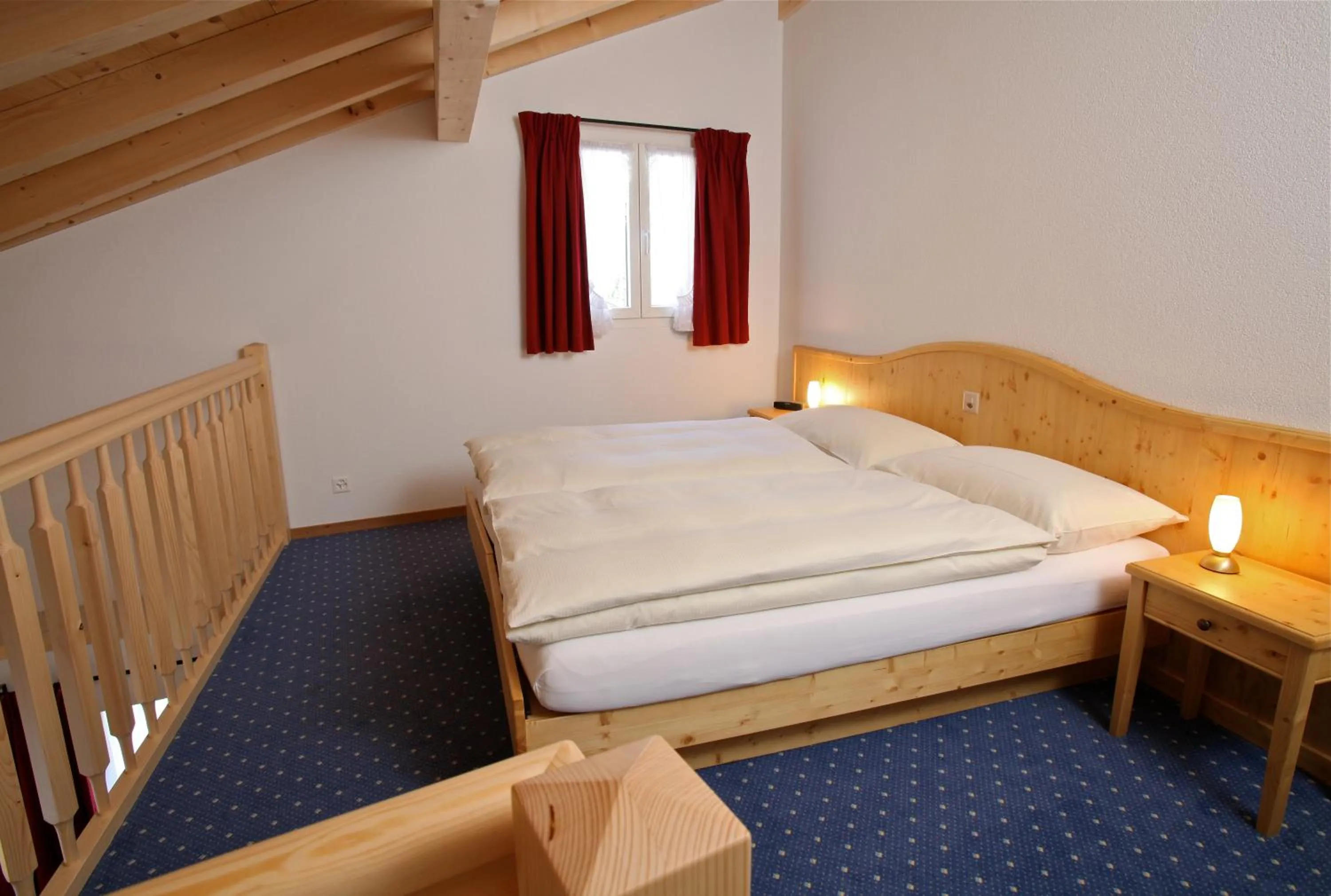 Bed in Hôtel du Cerf