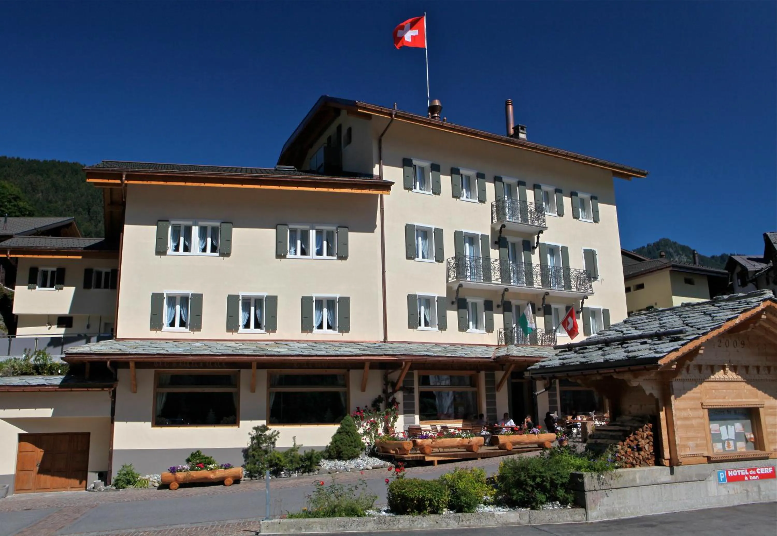 Winter in Hôtel du Cerf