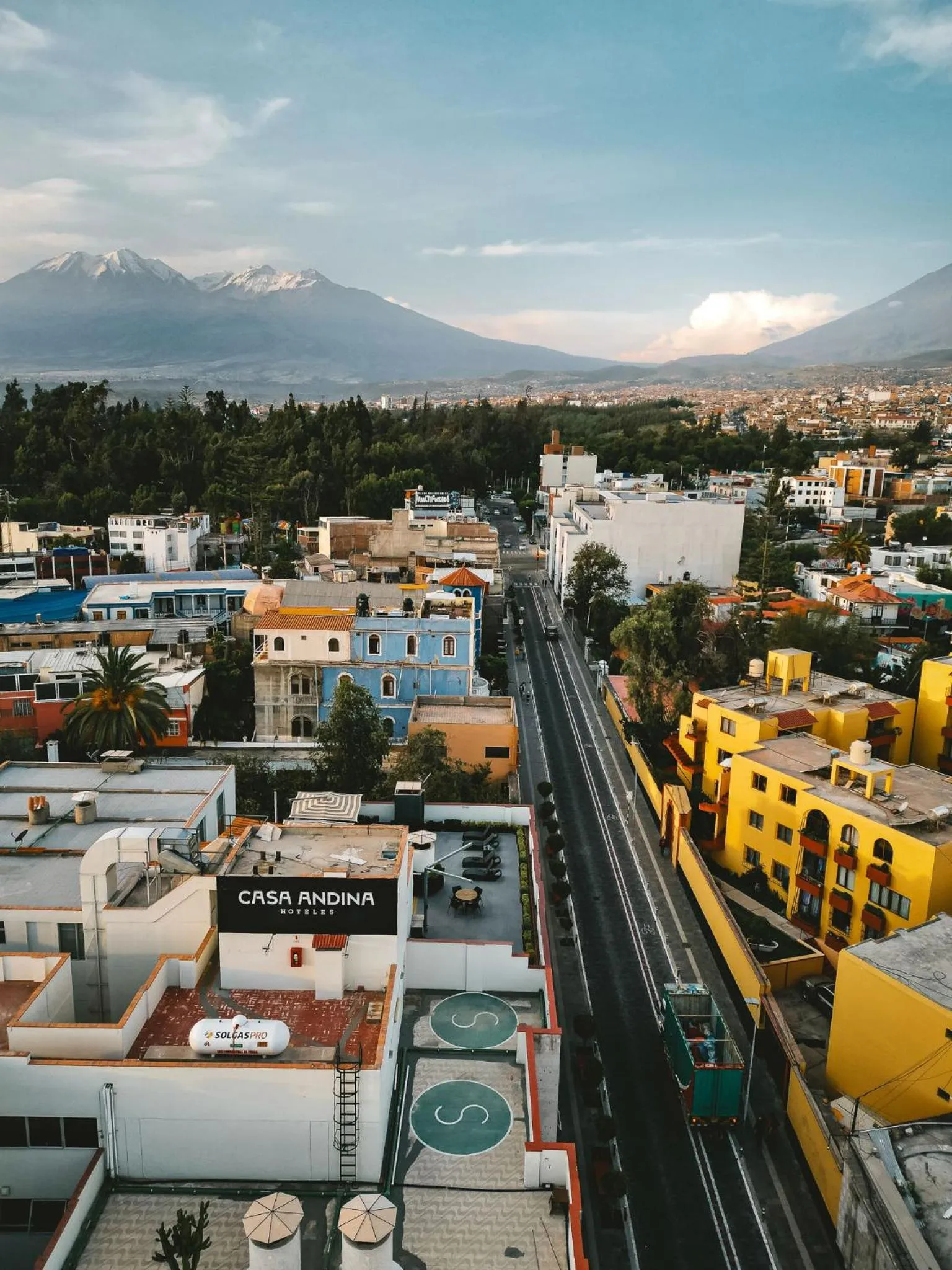 Bird's eye view in Casa Andina Standard Arequipa