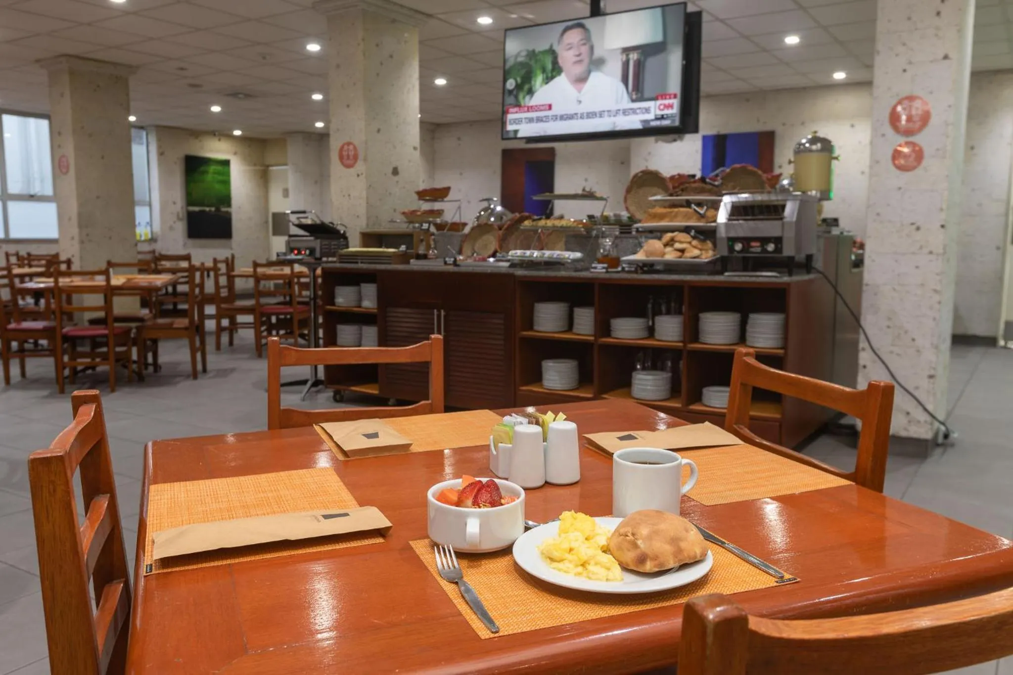 Buffet breakfast in Casa Andina Standard Arequipa