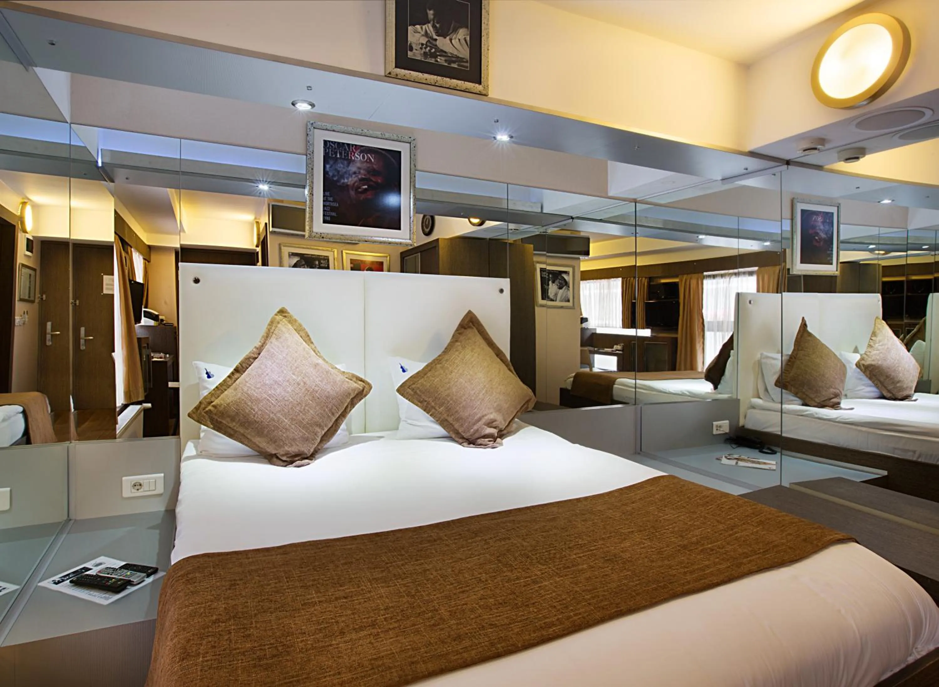 Bed in Jazz Hotel Nisantasi