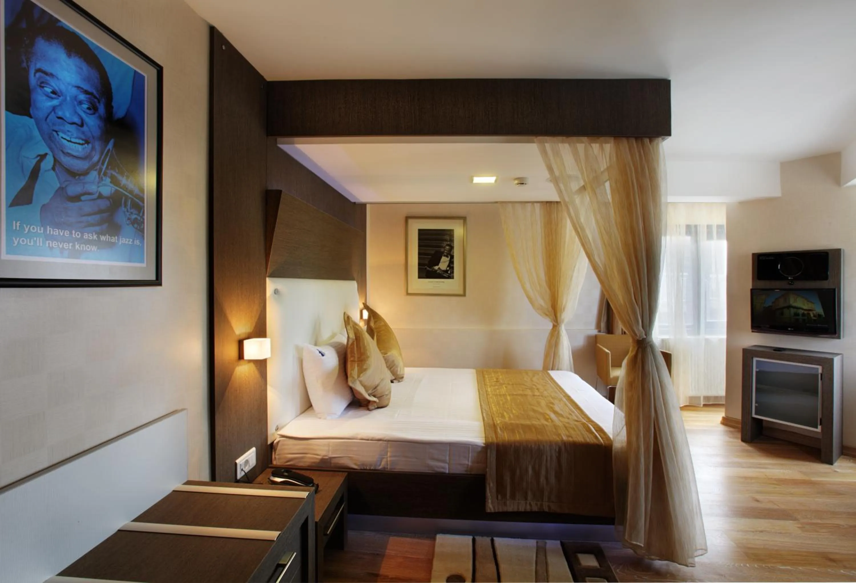 Bed in Jazz Hotel Nisantasi