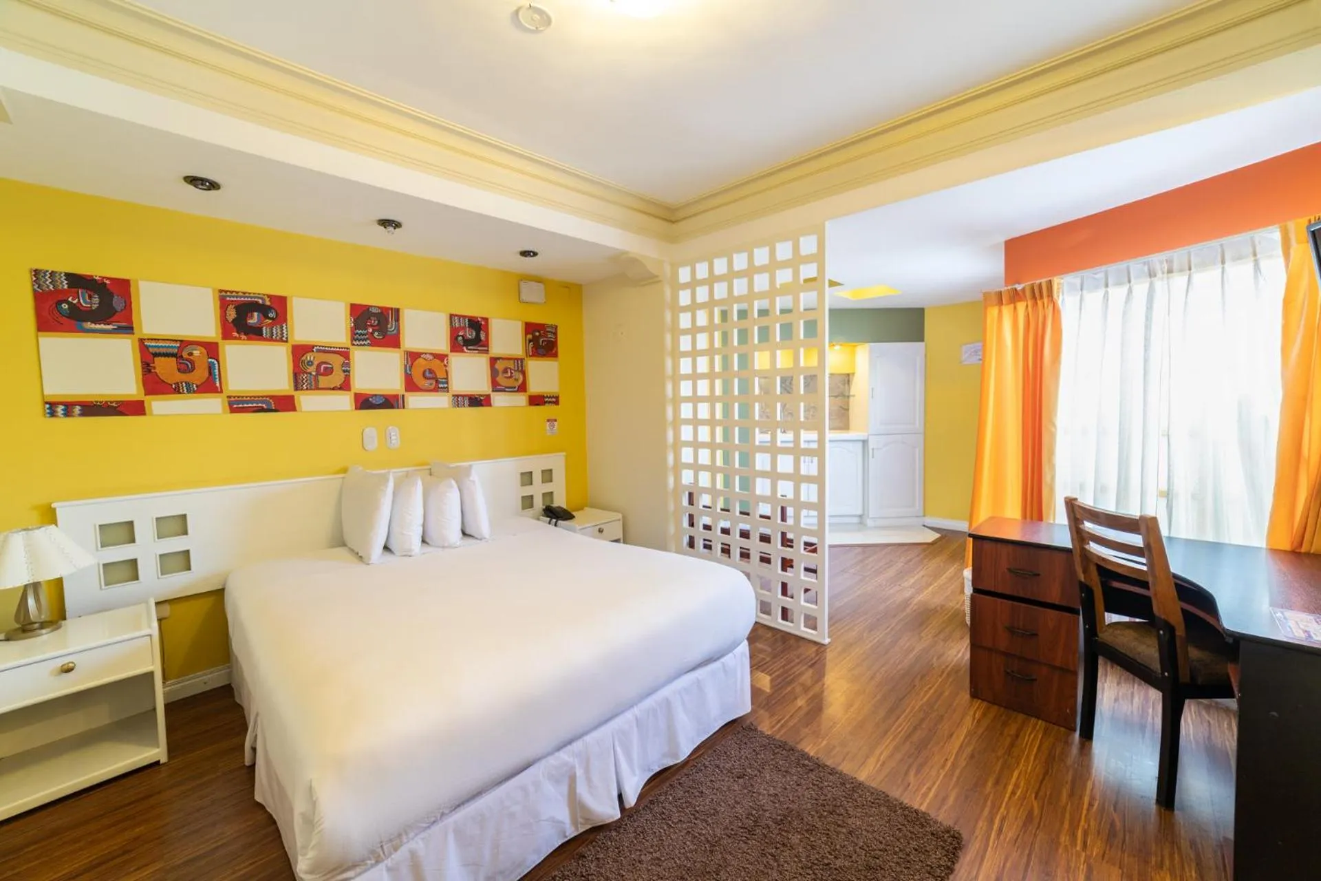 Decorative detail, Bed in Hotel Qalasaya