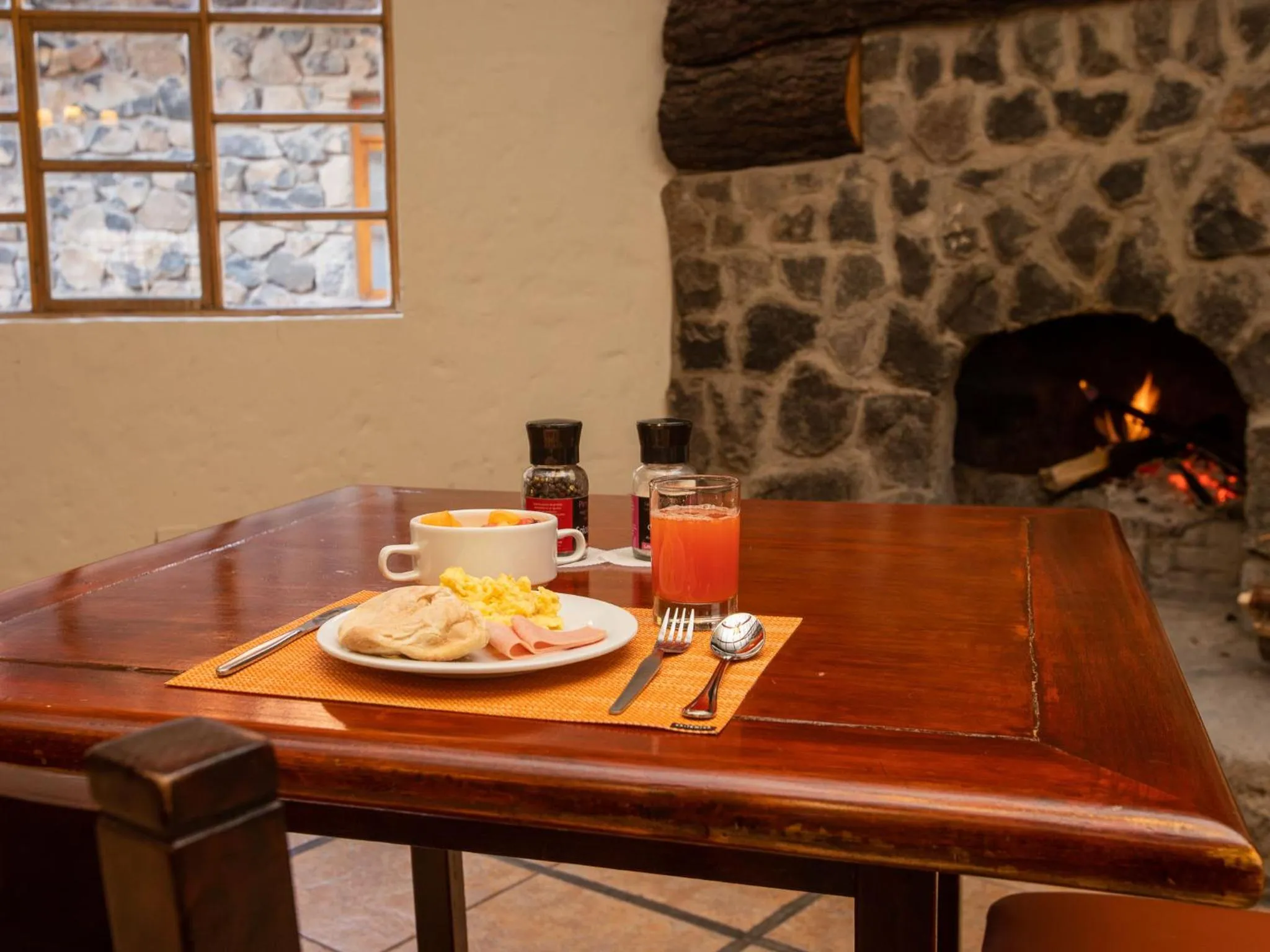 Buffet breakfast in Casa Andina Standard Colca