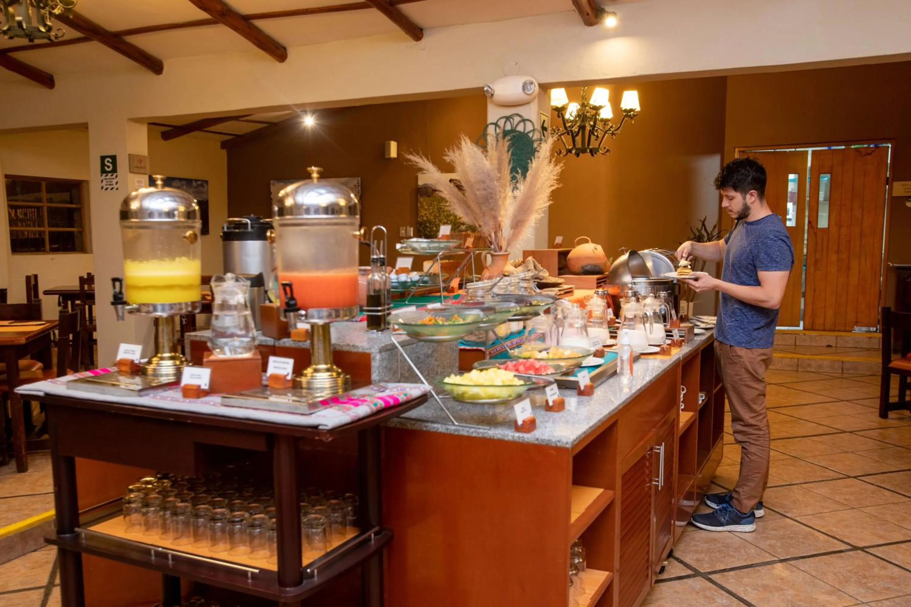 Buffet breakfast in Casa Andina Standard Colca