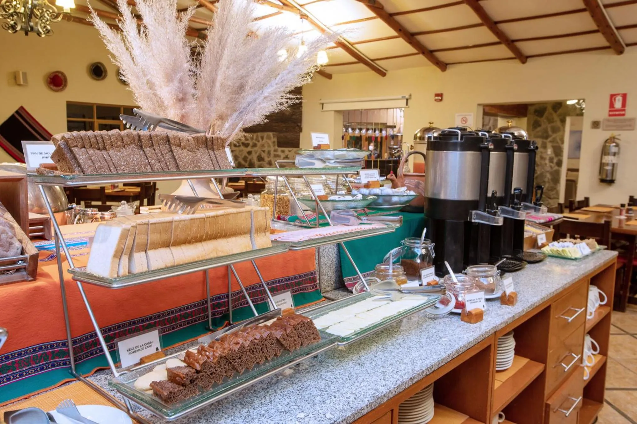 Buffet breakfast in Casa Andina Standard Colca