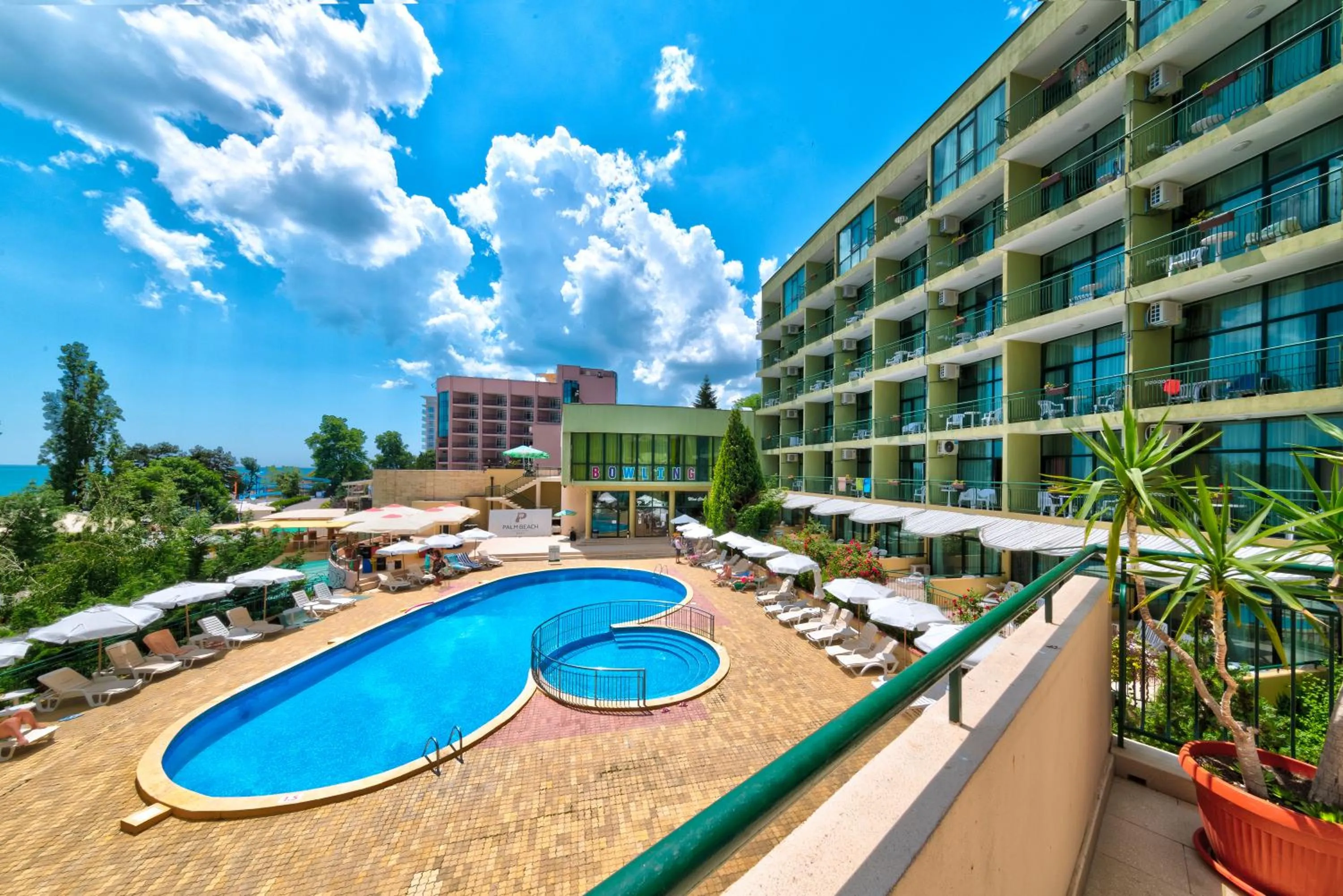 Pool view in Palm Beach Hotel - All Inclusive with Free beach package & Private Beach