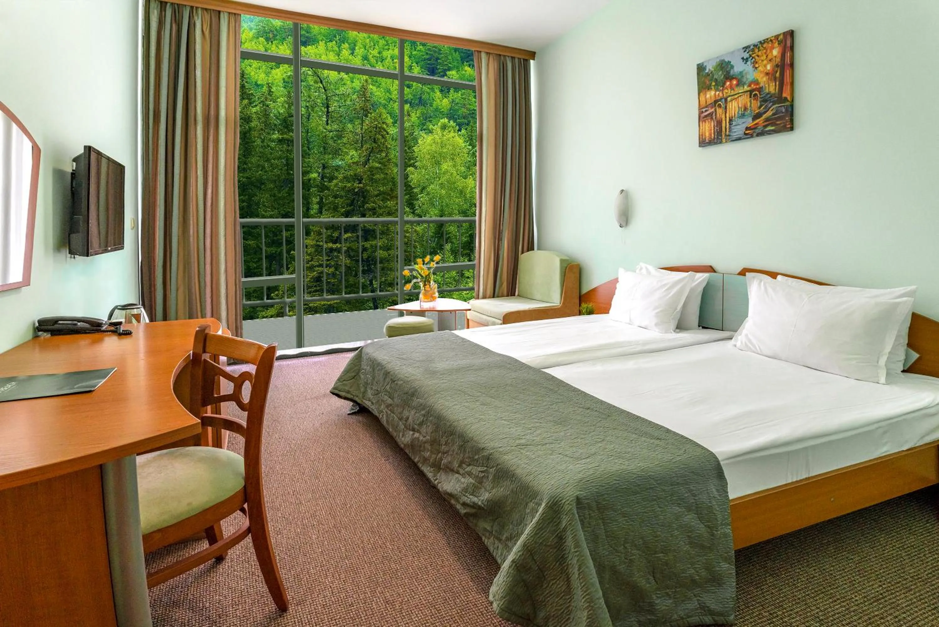 View (from property/room), Bed in Palm Beach Hotel - All Inclusive with Free beach package & Private Beach