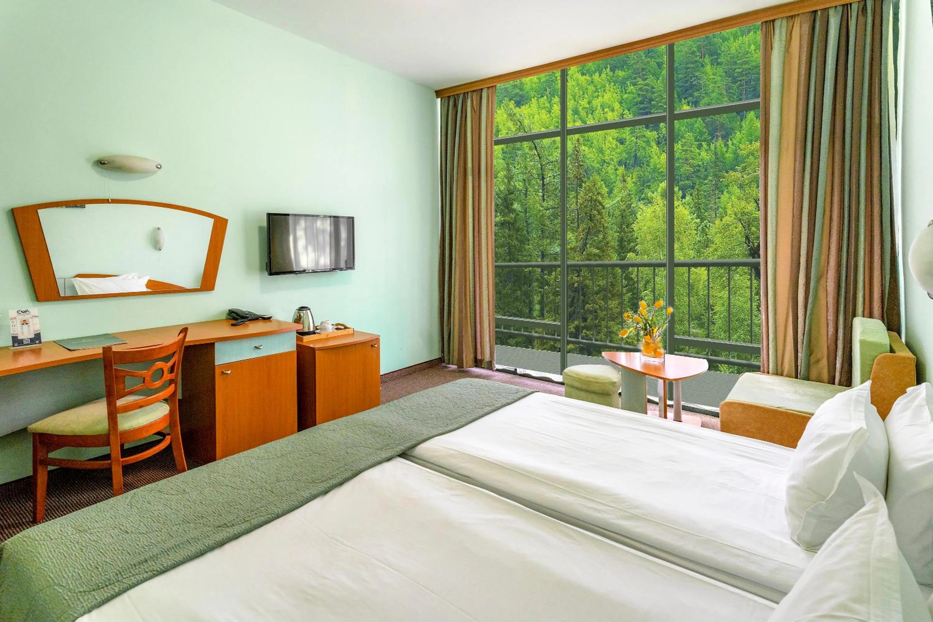 View (from property/room), Bed in Palm Beach Hotel - All Inclusive with Free beach package & Private Beach