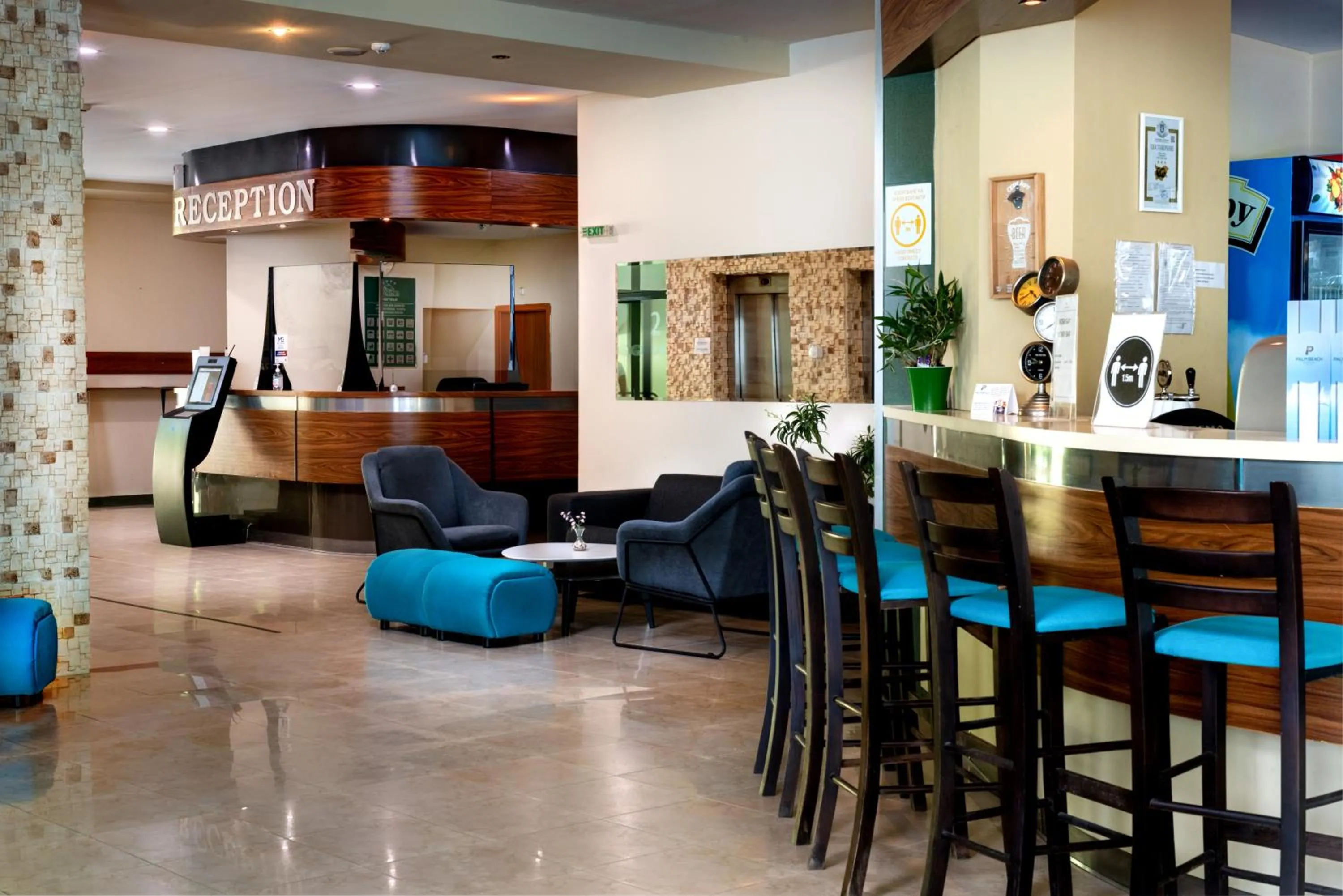 Lounge or bar in Palm Beach Hotel - All Inclusive with Free beach package & Private Beach