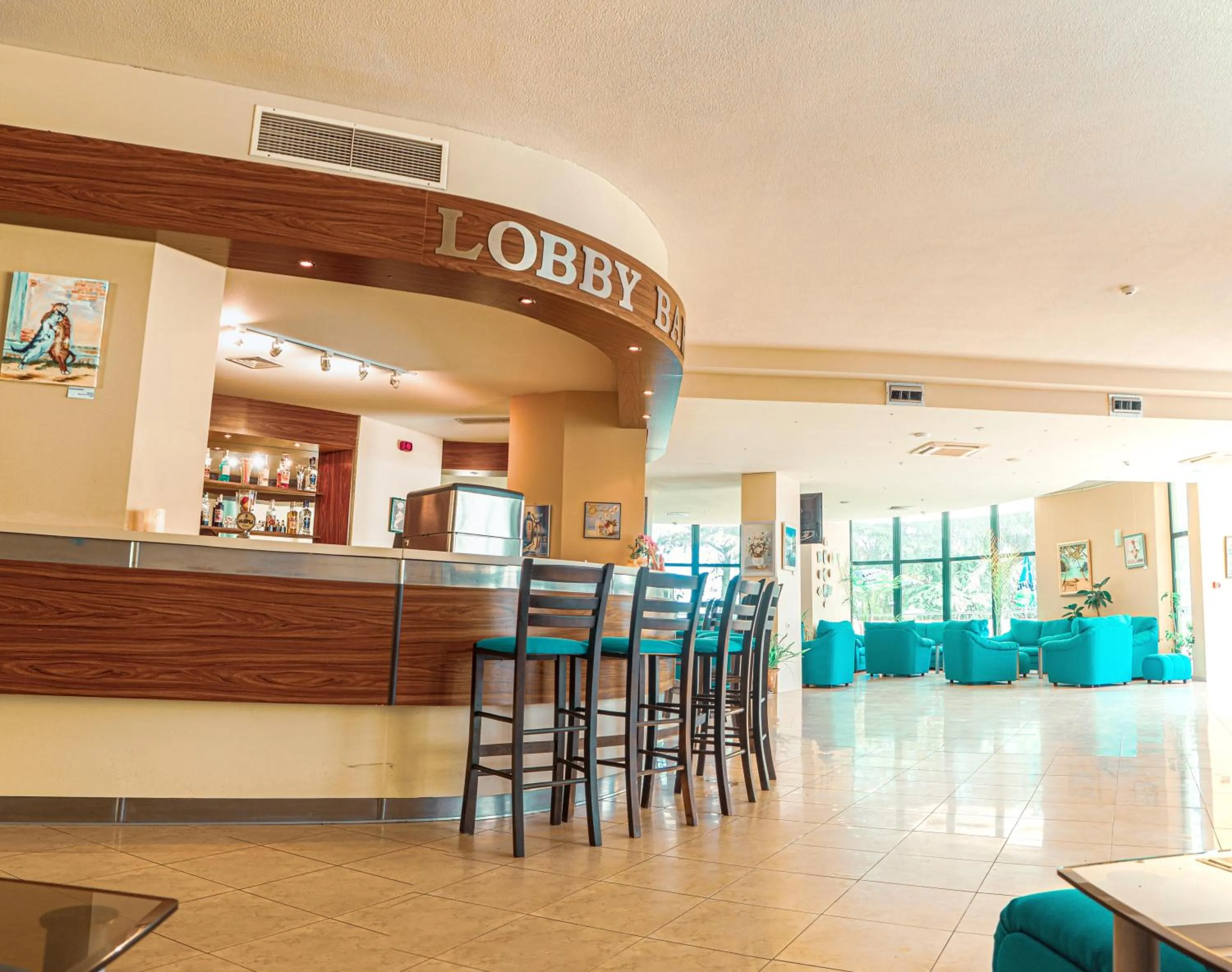 Lobby or reception in Palm Beach Hotel - All Inclusive with Free beach package & Private Beach