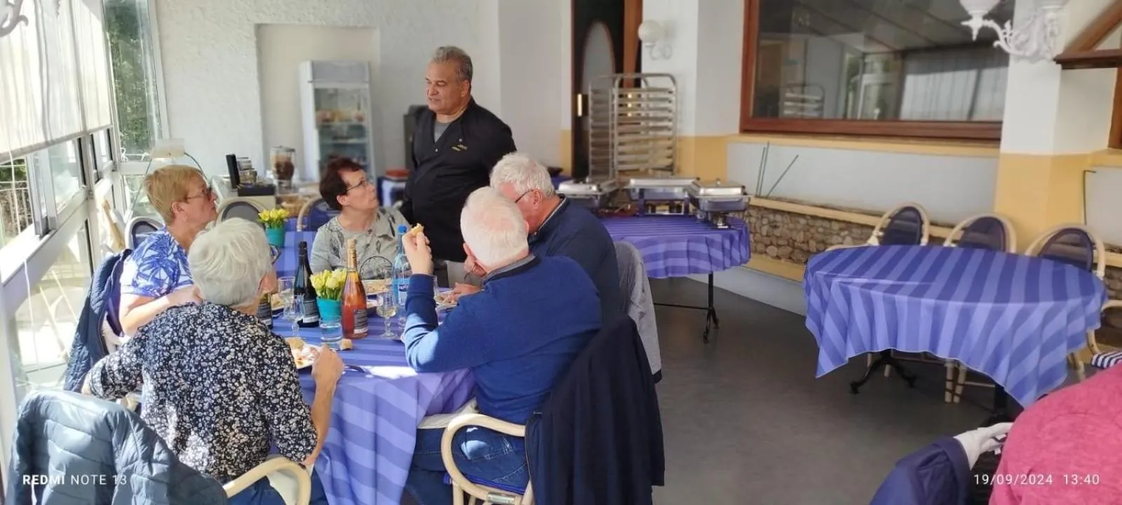 Dining area in Garabit Hotel