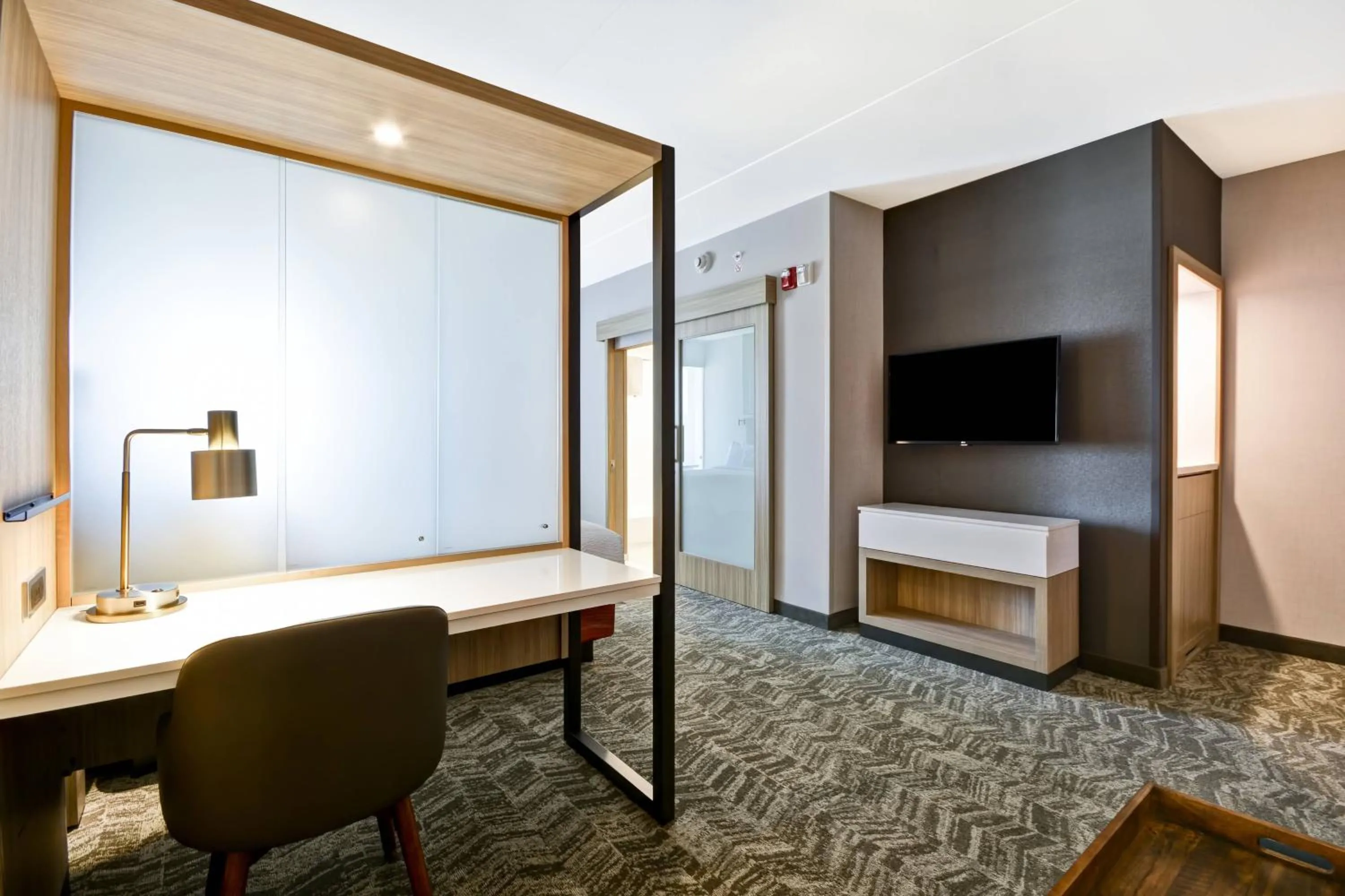 Photo of the whole room, Bed in SpringHill Suites by Marriott Cincinnati Blue Ash
