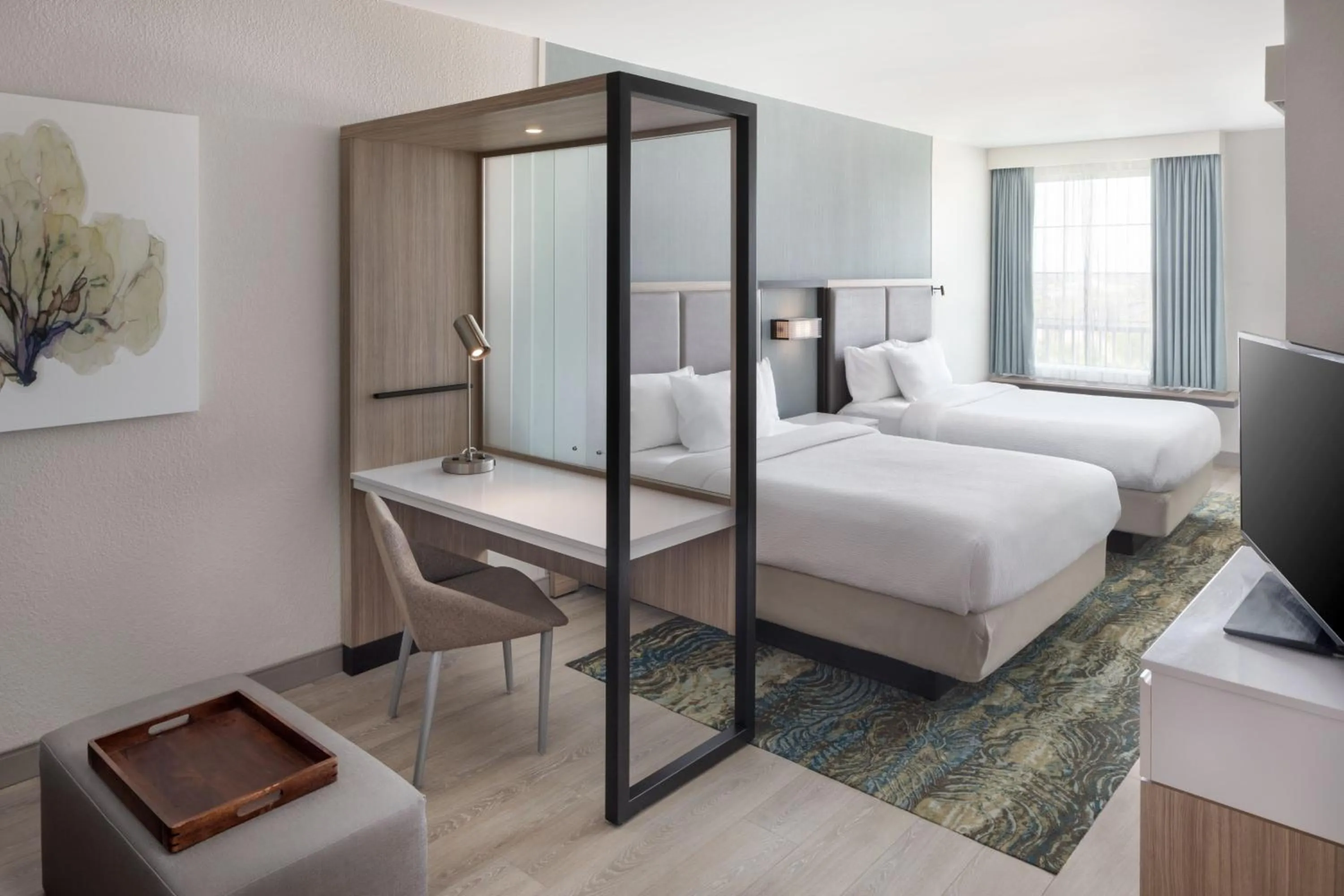 Bedroom, Bed in SpringHill Suites by Marriott New Smyrna Beach