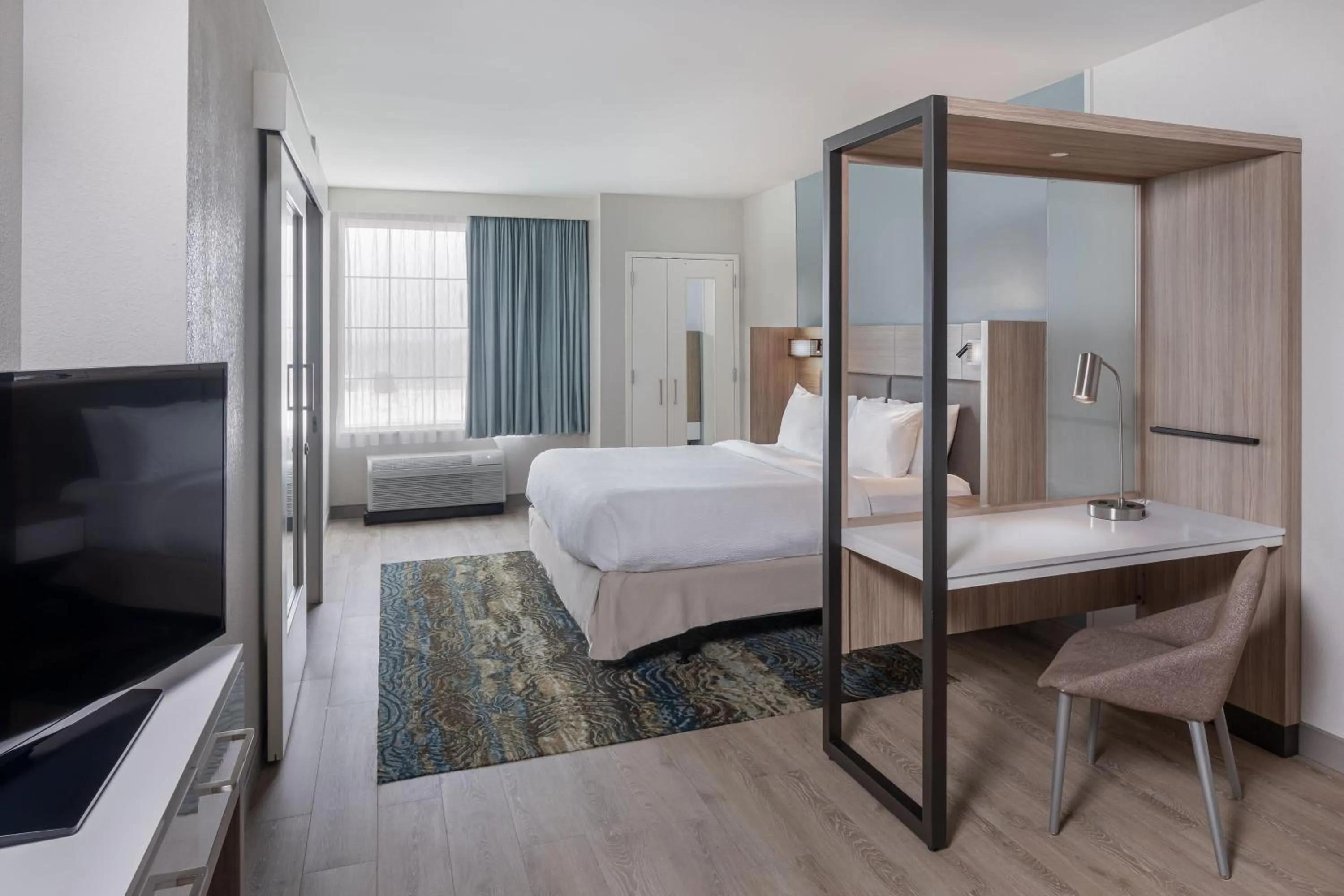 Bedroom, Bed in SpringHill Suites by Marriott New Smyrna Beach