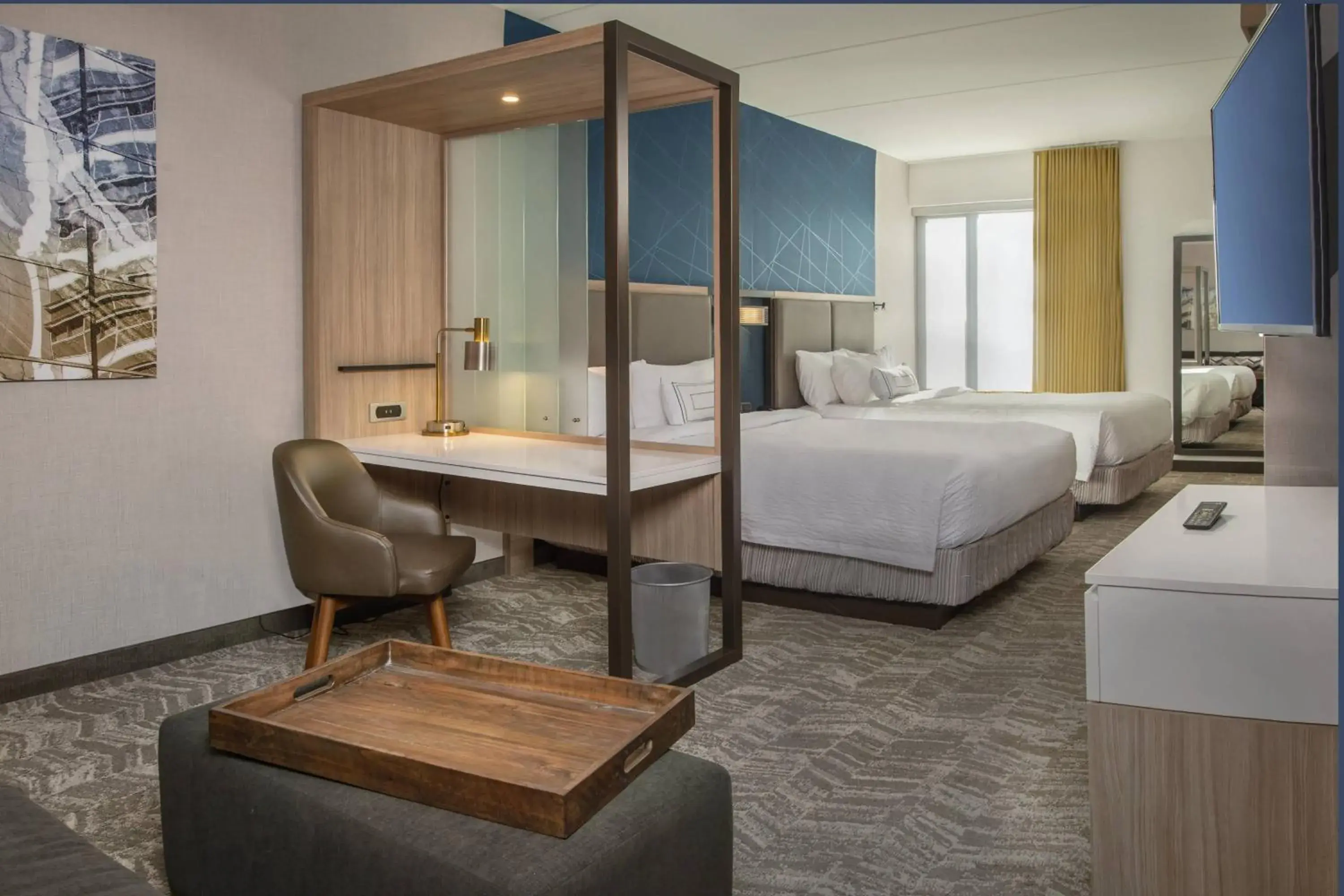 Suite with Two Queen Beds and Sofa Bed - Hearing Accessible in SpringHill Suites by Marriott Gainesville Haymarket Suite with Two Queen Beds and Sofa Bed - Hearing Accessible in SpringHill Suites by Marriott Gainesville Haymarket