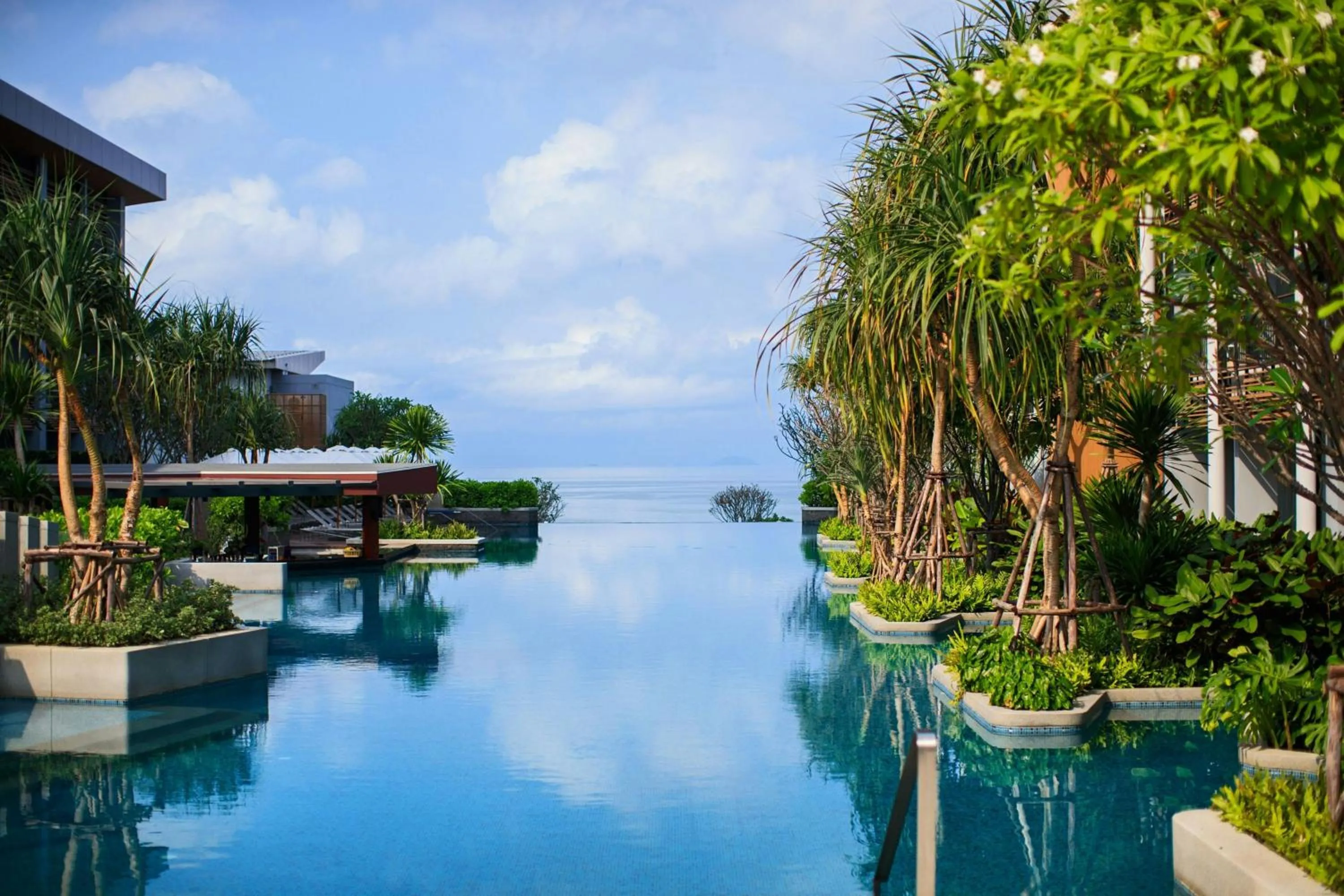 Swimming pool in Renaissance Pattaya Resort & Spa