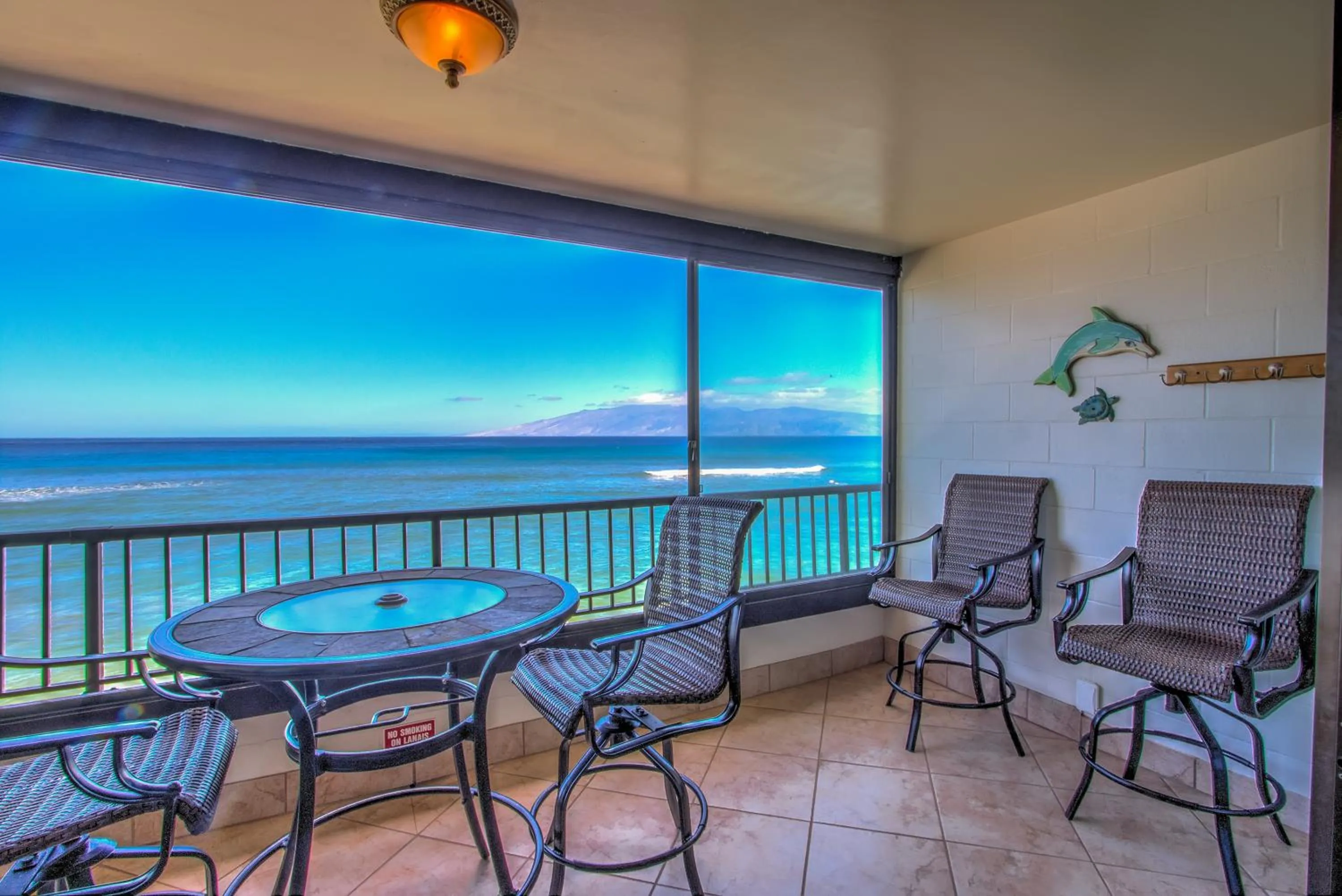 Balcony/Terrace in Maui Kai Condos - No Resort Fees