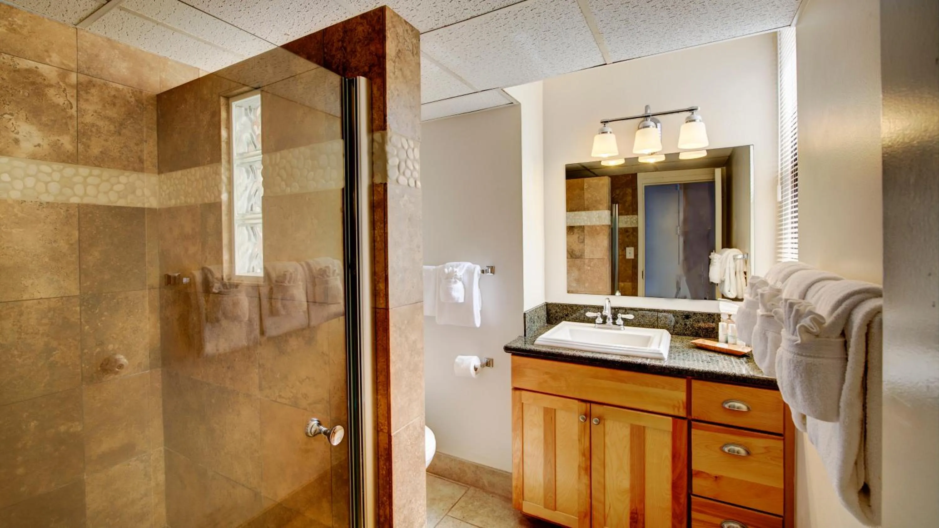 Bathroom in Maui Kai Condos - No Resort Fees