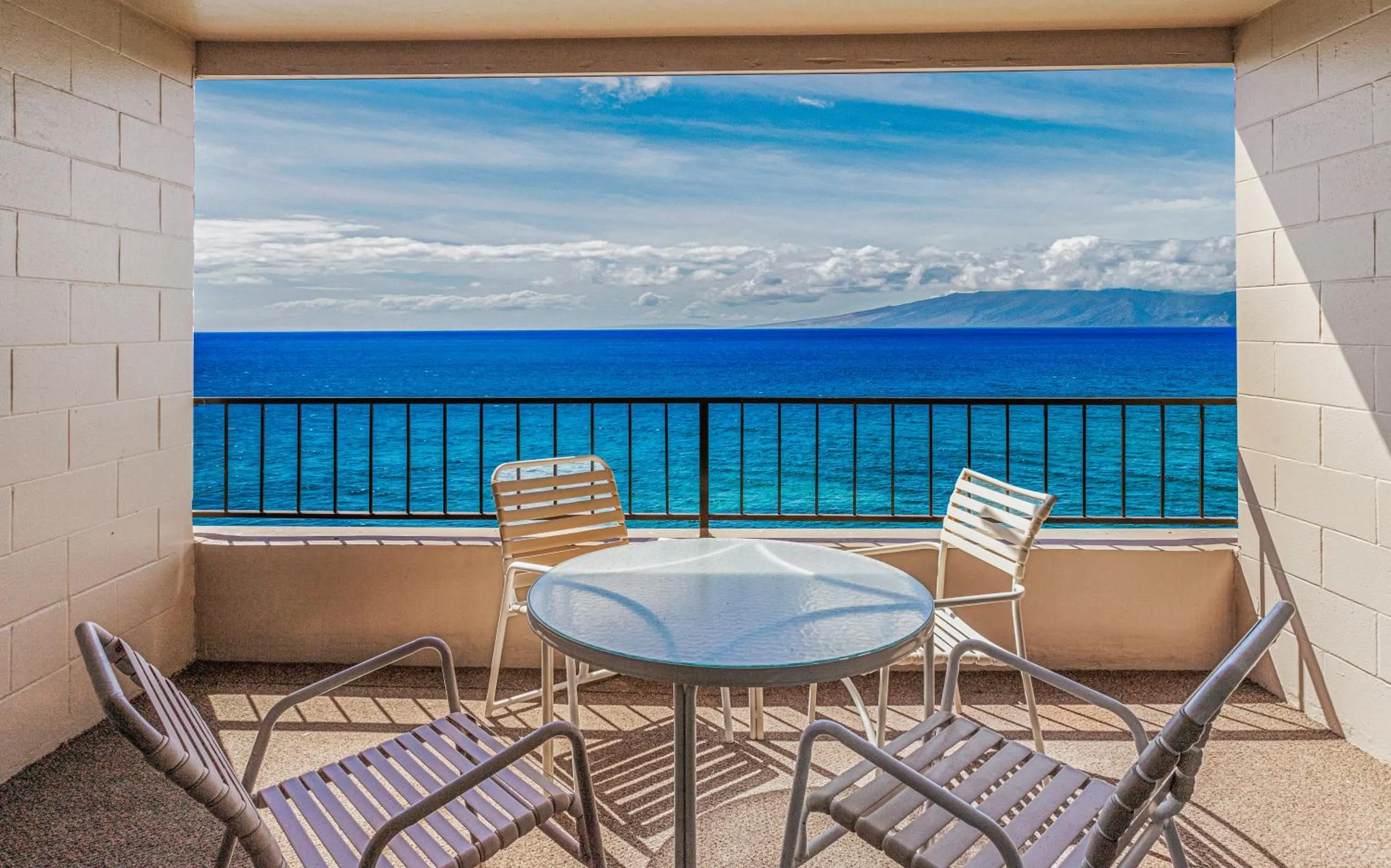 Balcony/Terrace in Maui Kai Condos - No Resort Fees