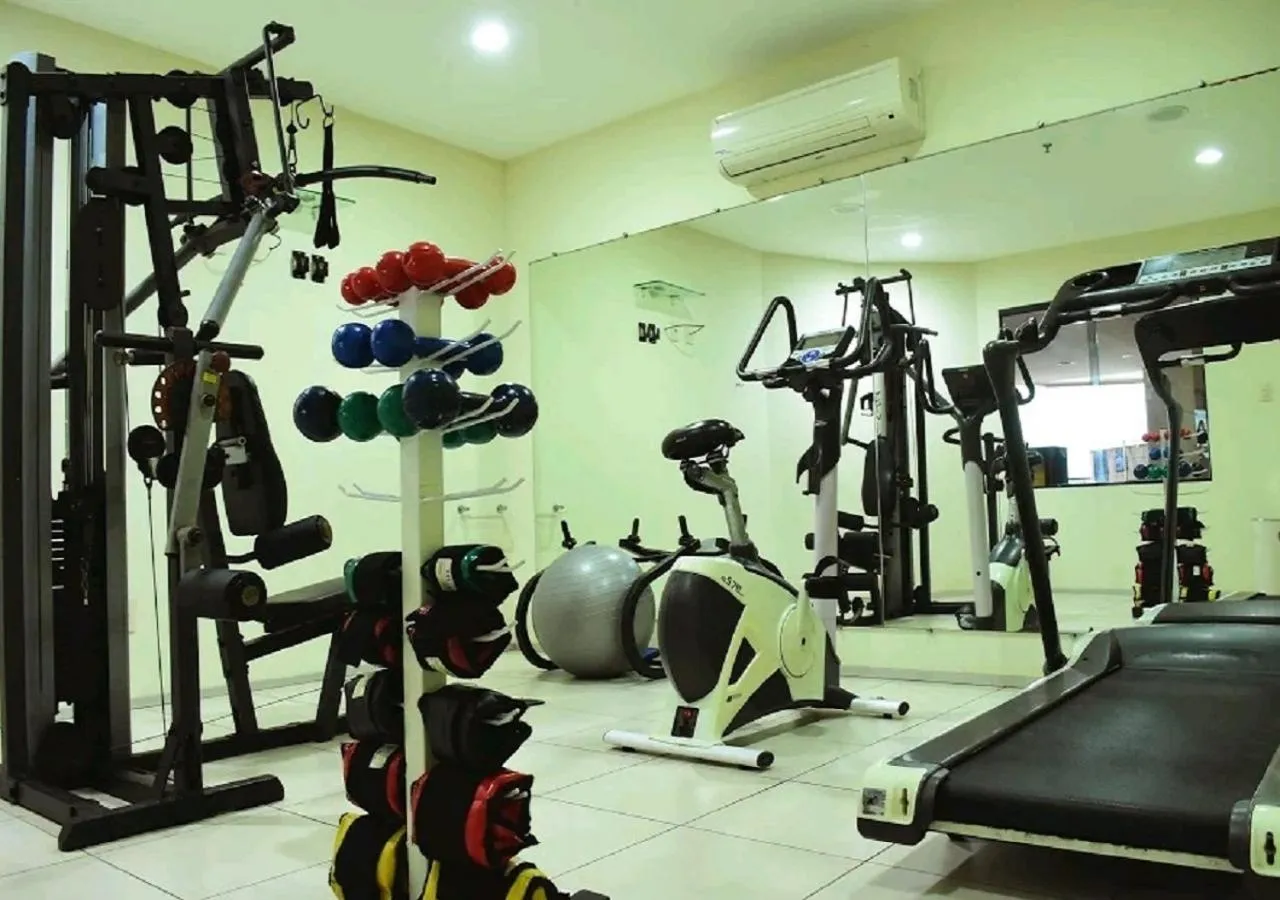 Fitness centre/facilities in Praiabella Hotel