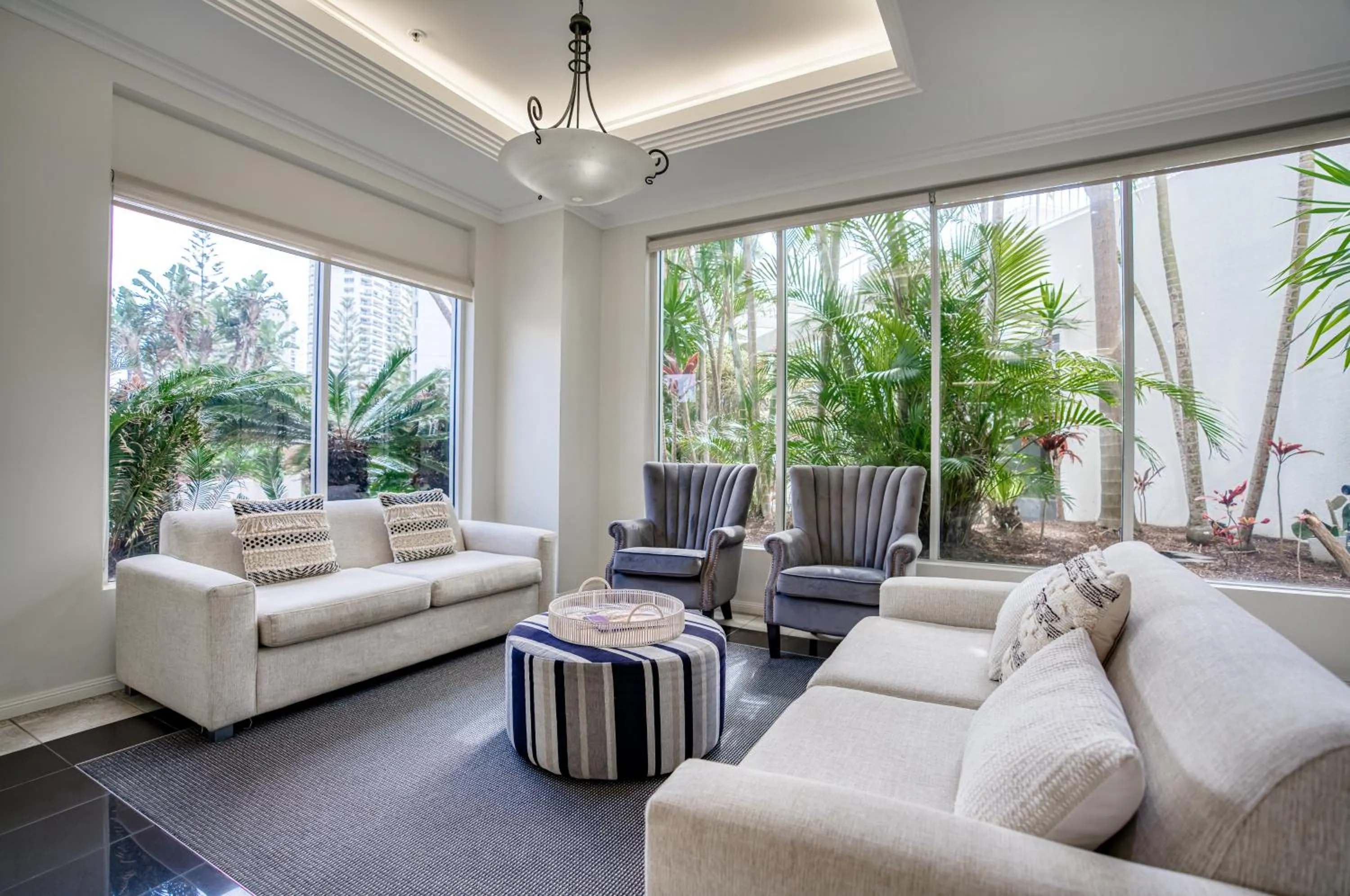 Seating area in Xanadu Resort