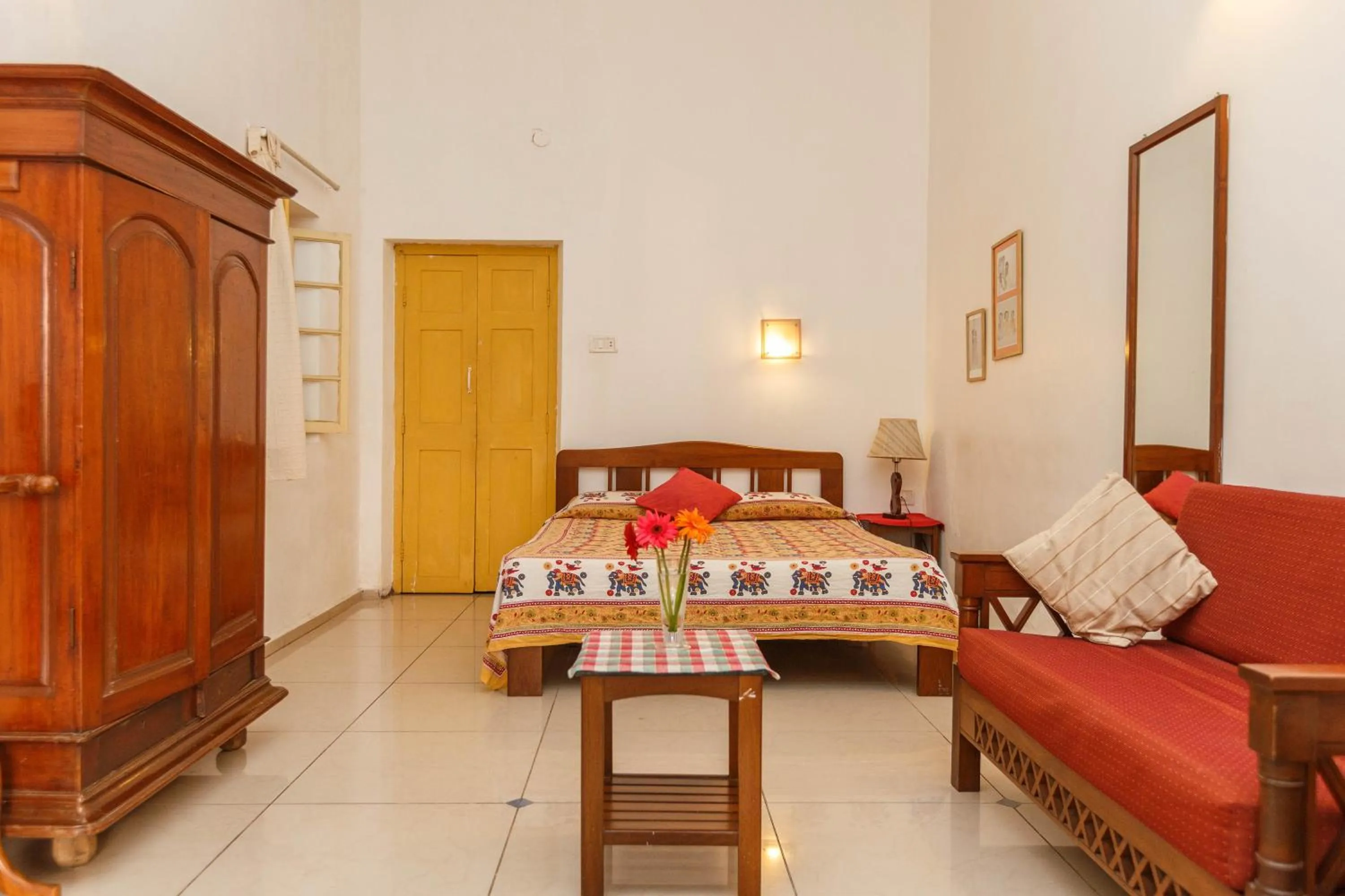 Bedroom, Bed in Casa Cottage