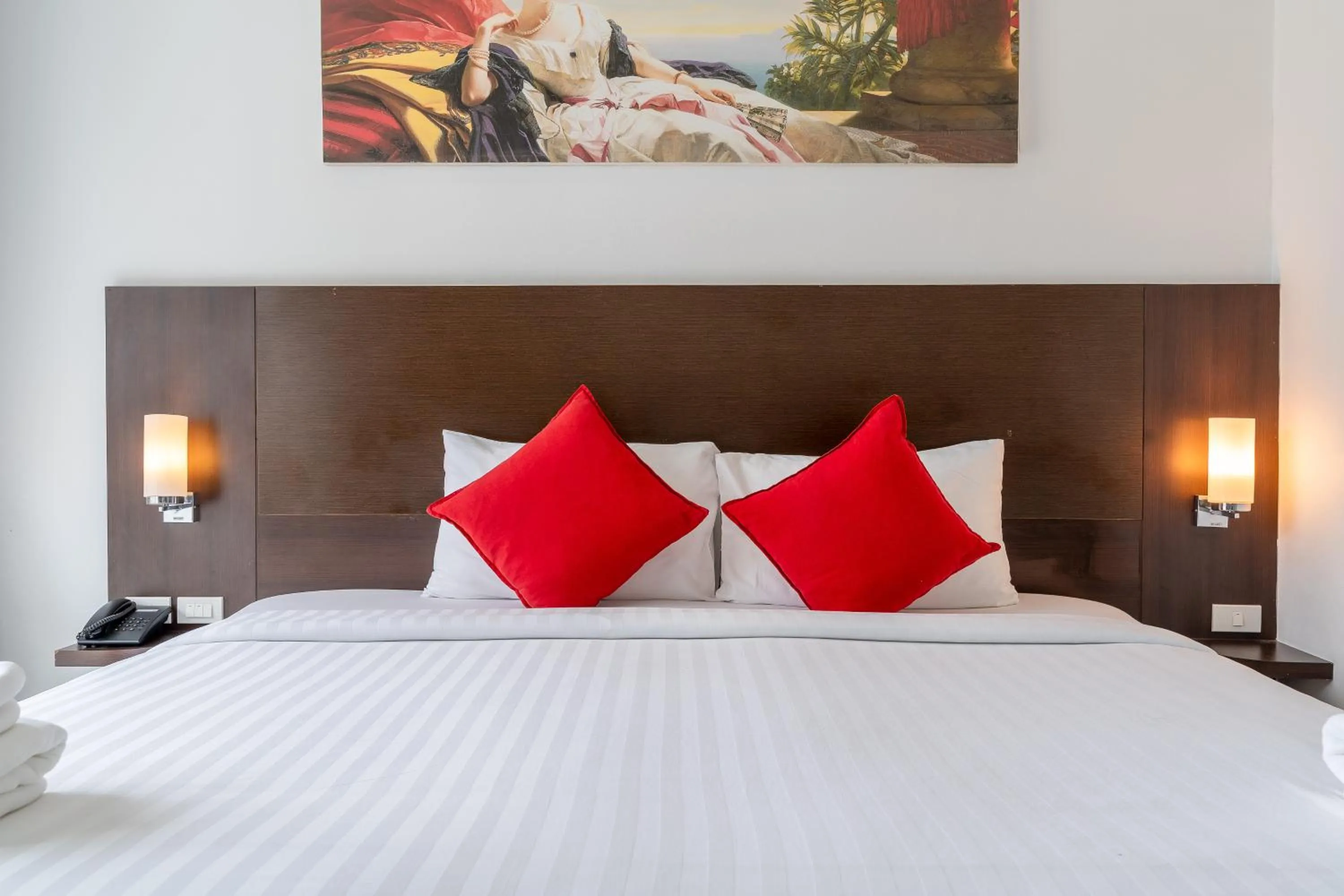 Bedroom, Bed in Rodina Beach Hotel