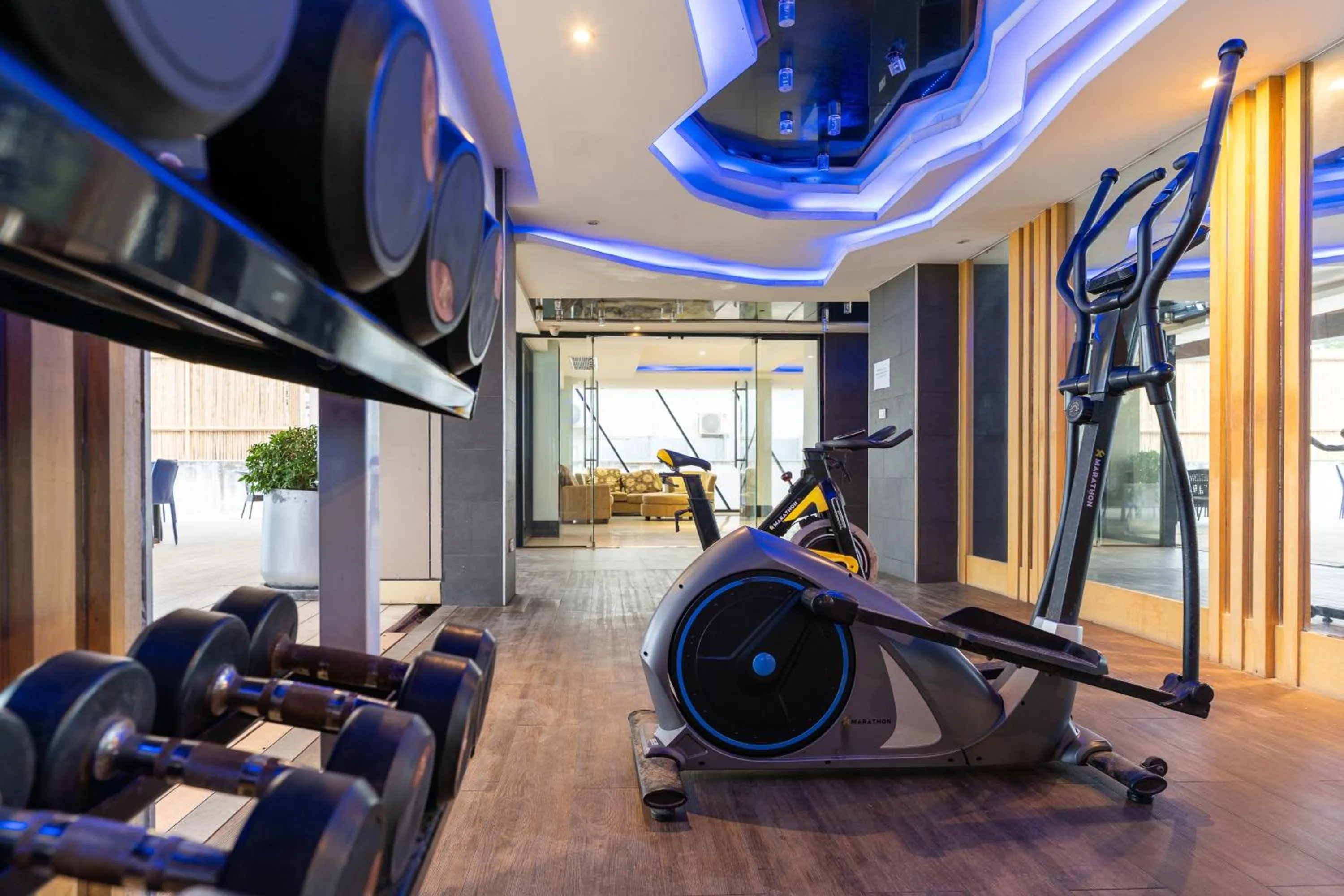 Fitness centre/facilities in Rodina Beach Hotel