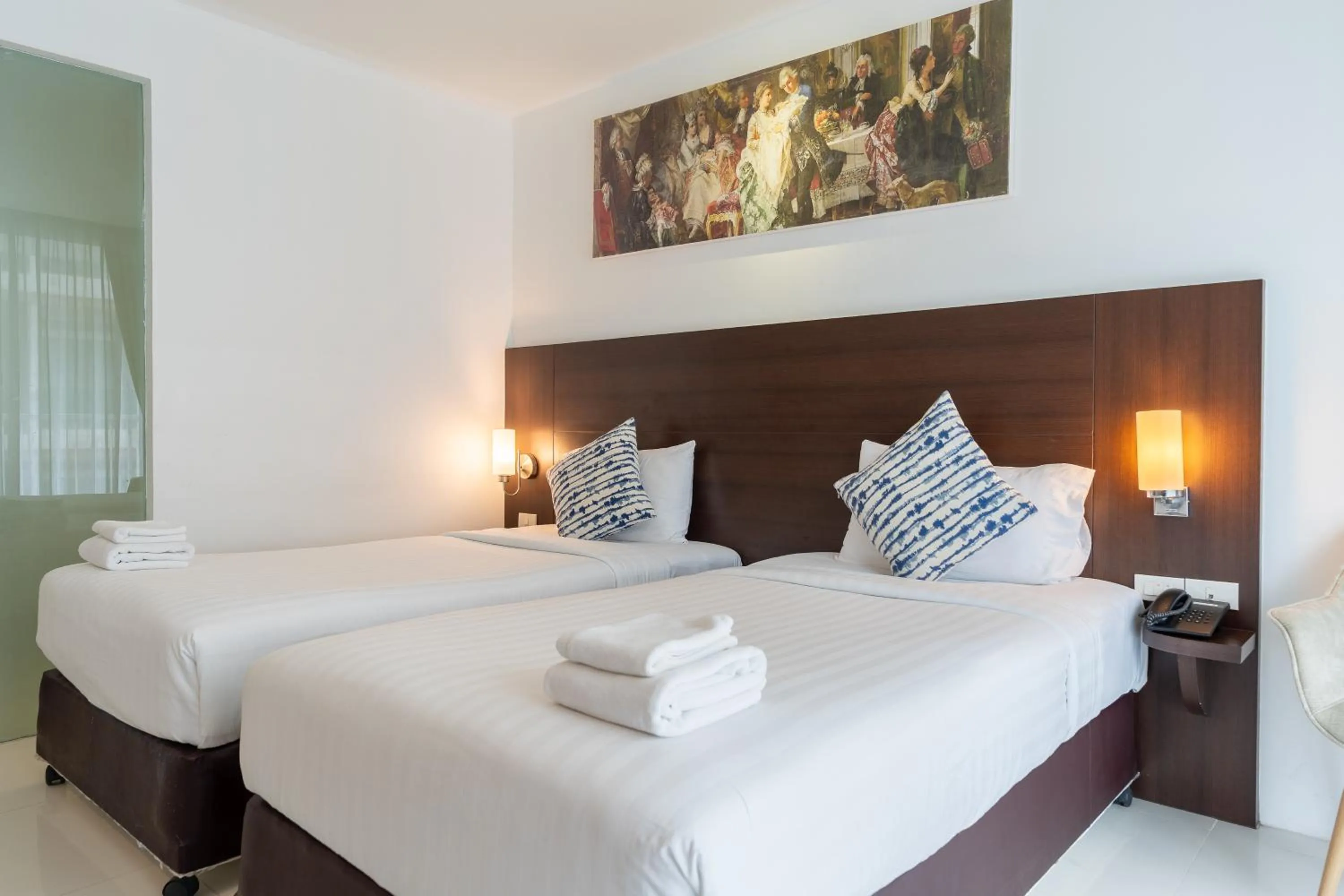 Bedroom, Bed in Rodina Beach Hotel