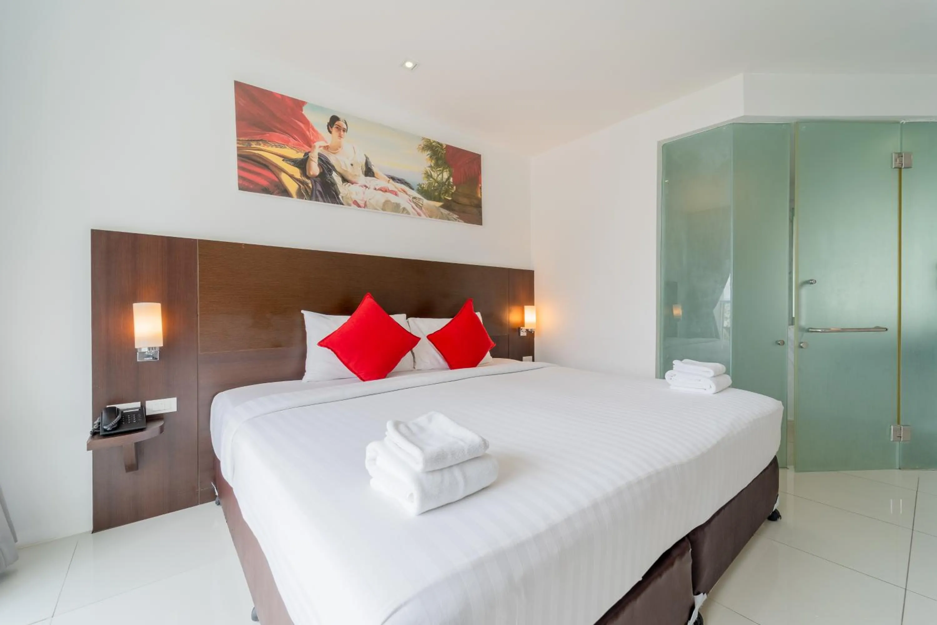 Bedroom, Bed in Rodina Beach Hotel