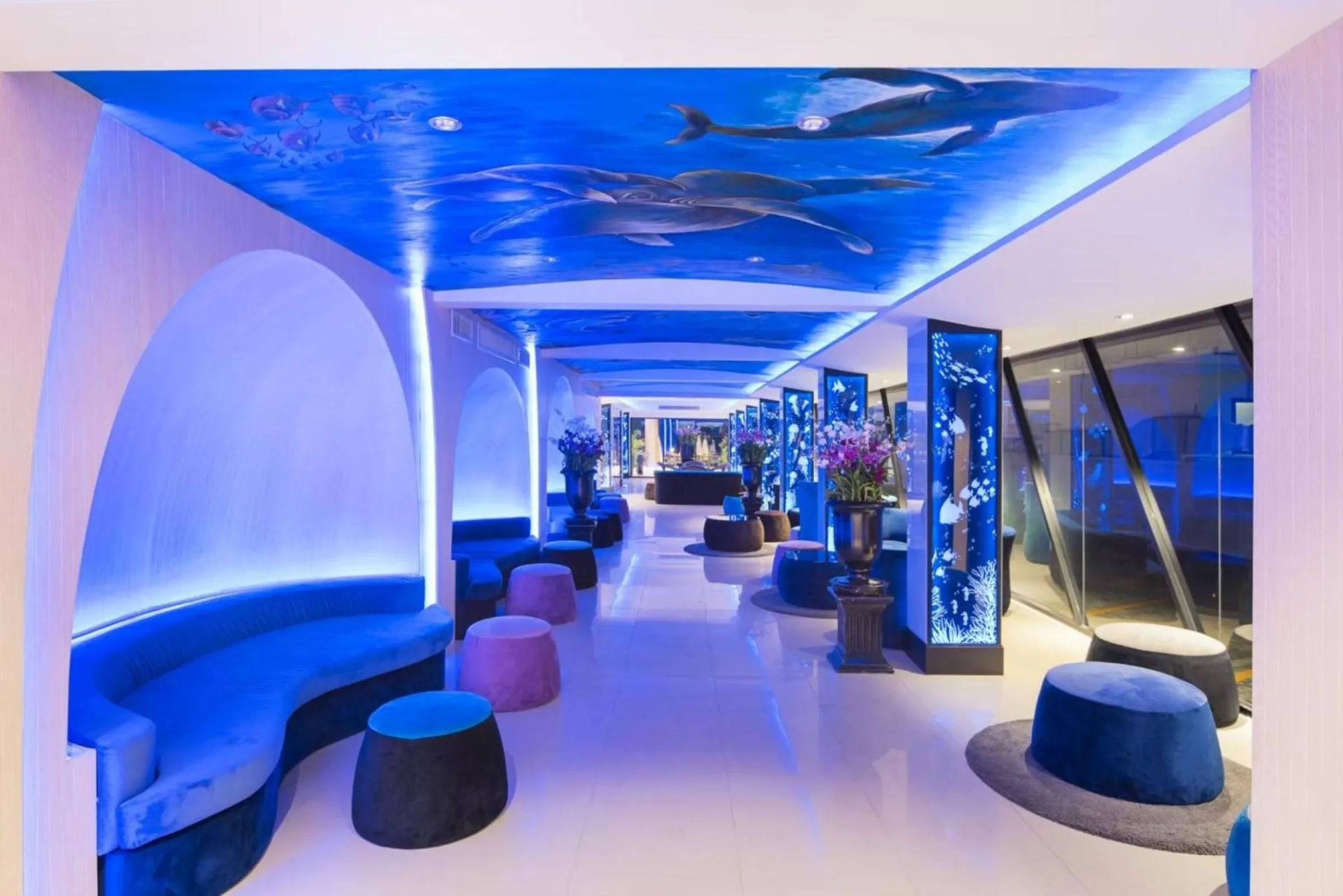 Seating area in Rodina Beach Hotel