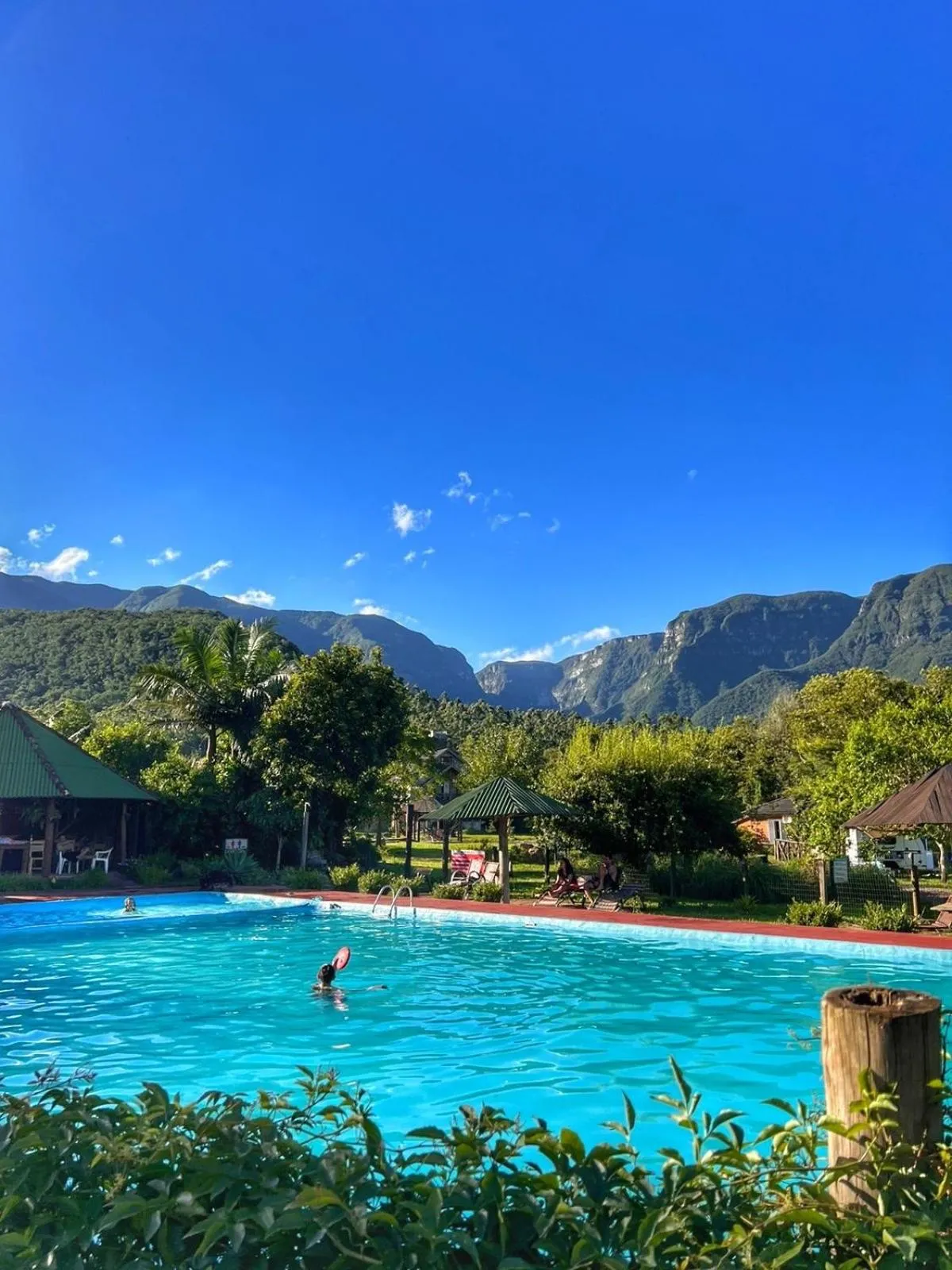 Pool view in Pousada & Camping Nativos dos Canyons