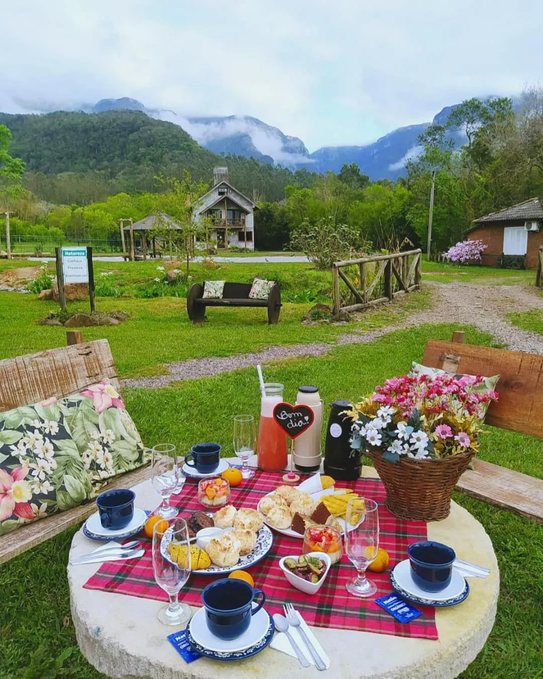 Breakfast in Pousada & Camping Nativos dos Canyons