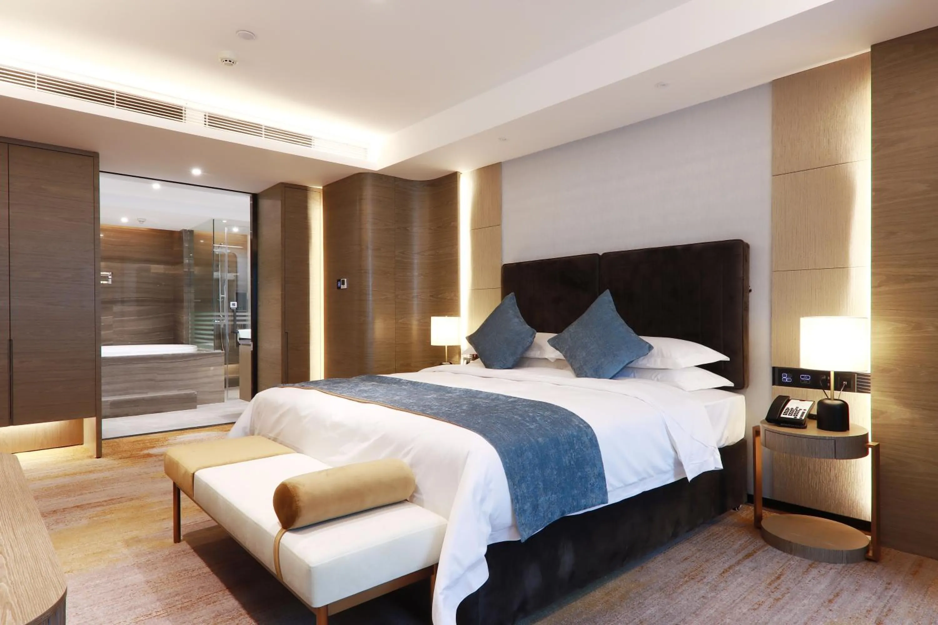 Bed in Zhong Tai Lai Hotel Shenzhen